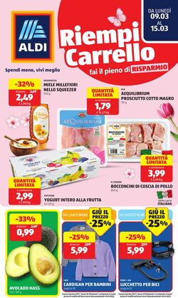Volantino Aldi 09.03.2026 - 15.03.2026