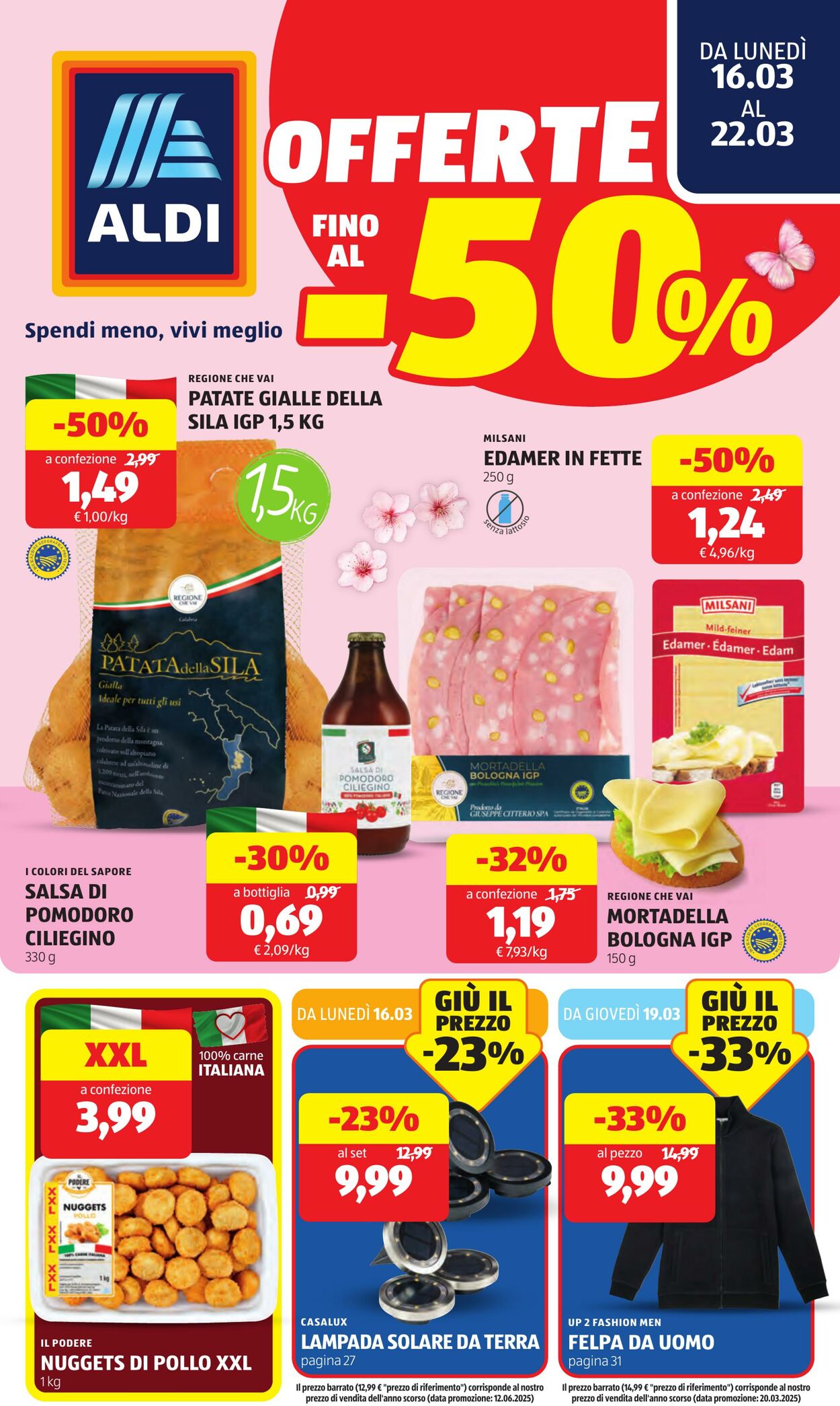 Volantino Aldi 16.03.2026 - 22.03.2026