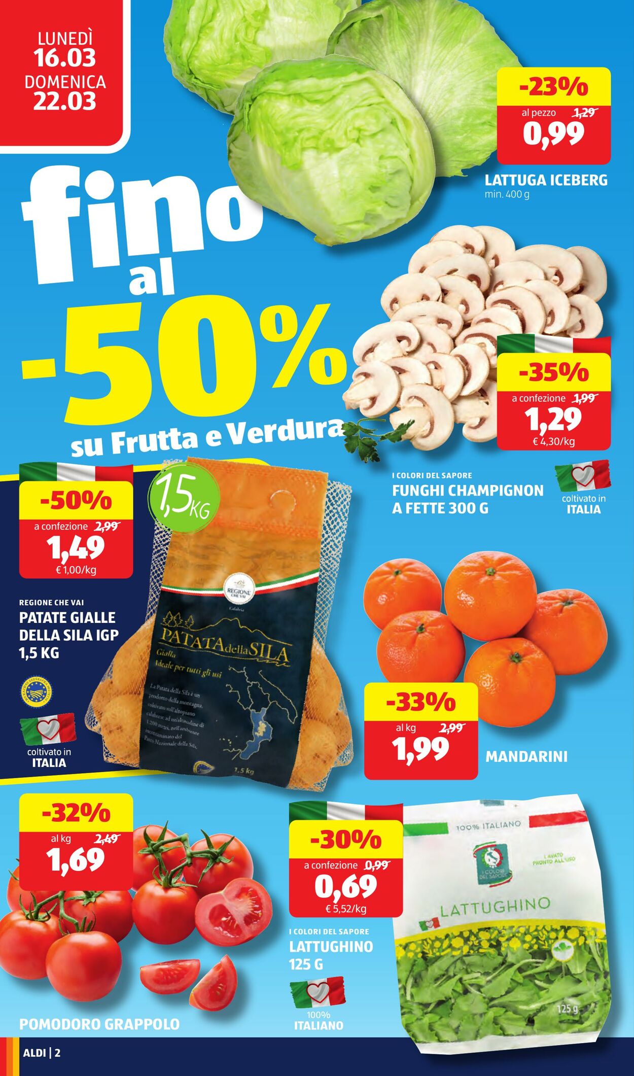 Volantino Aldi 16.03.2026 - 22.03.2026