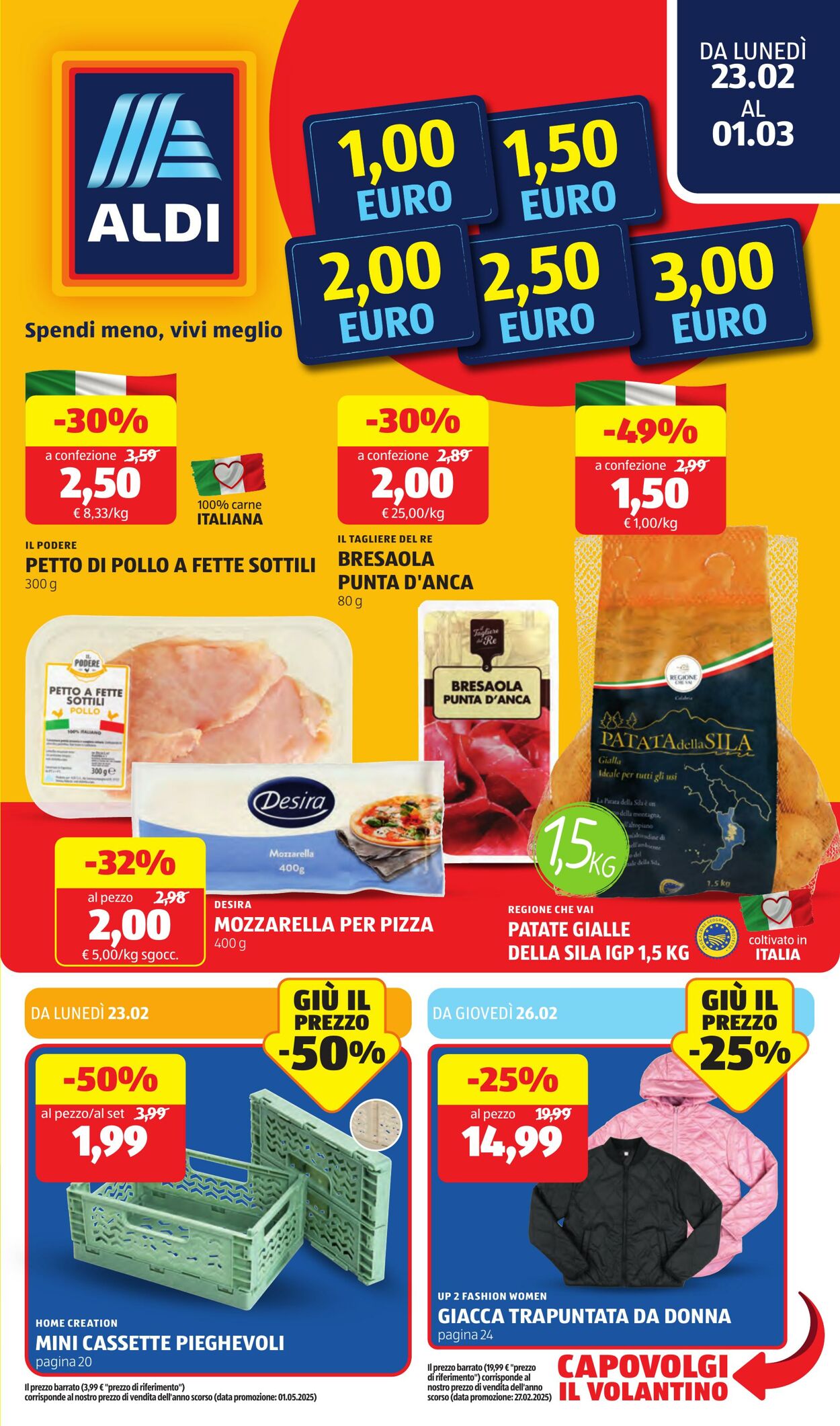 Volantino Aldi 23.02.2026 - 01.03.2026