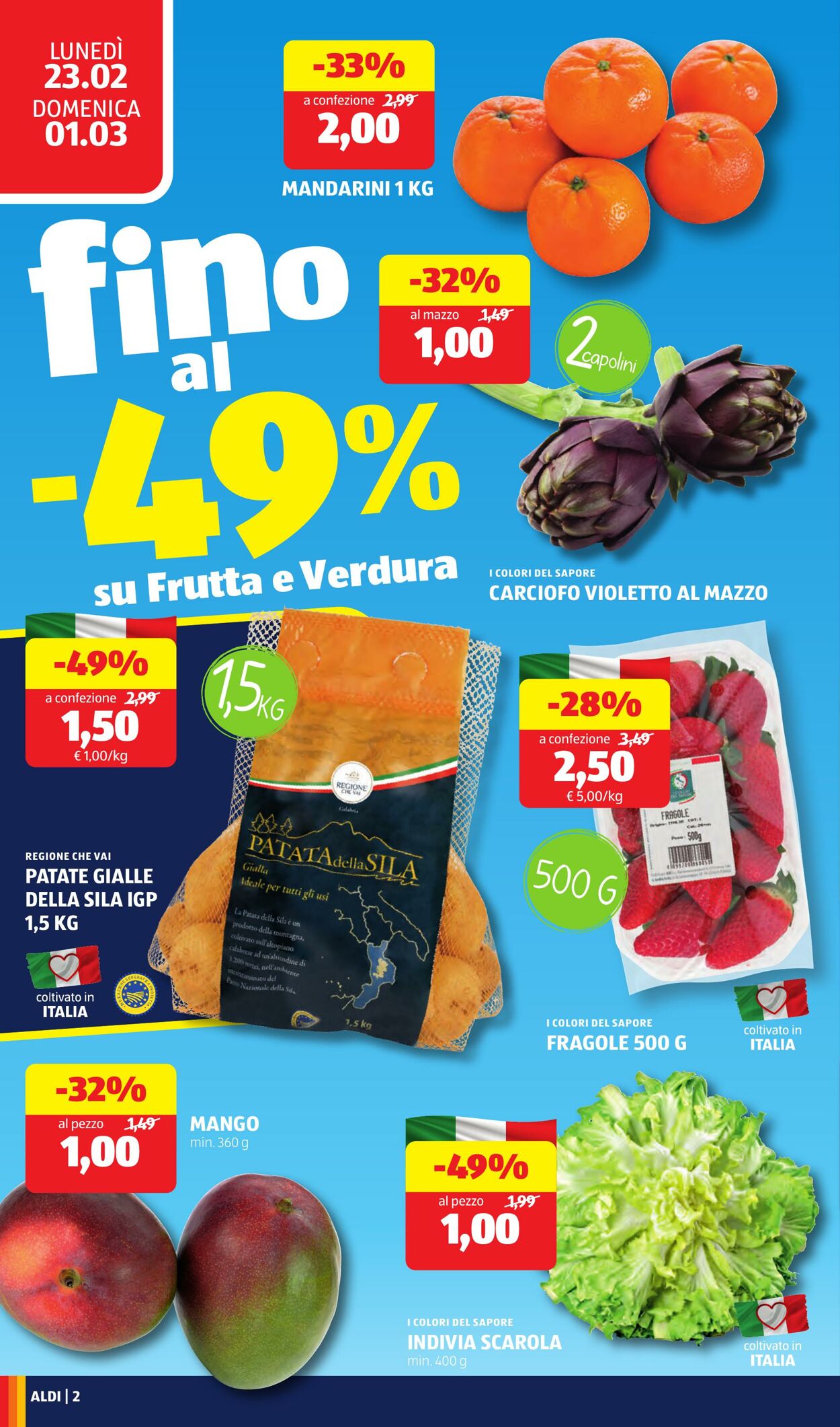 Volantino Aldi 23.02.2026 - 01.03.2026