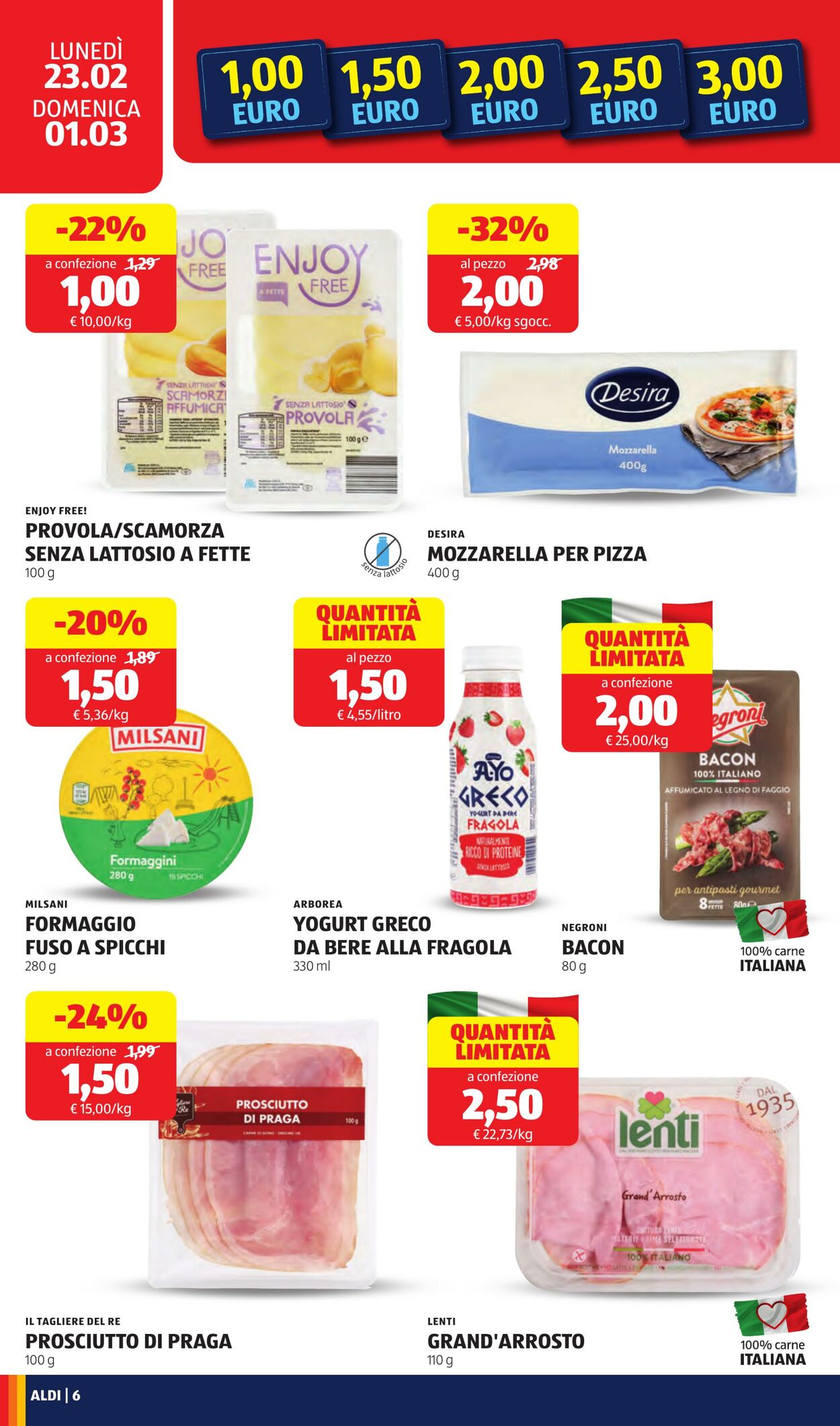 Volantino Aldi 23.02.2026 - 01.03.2026