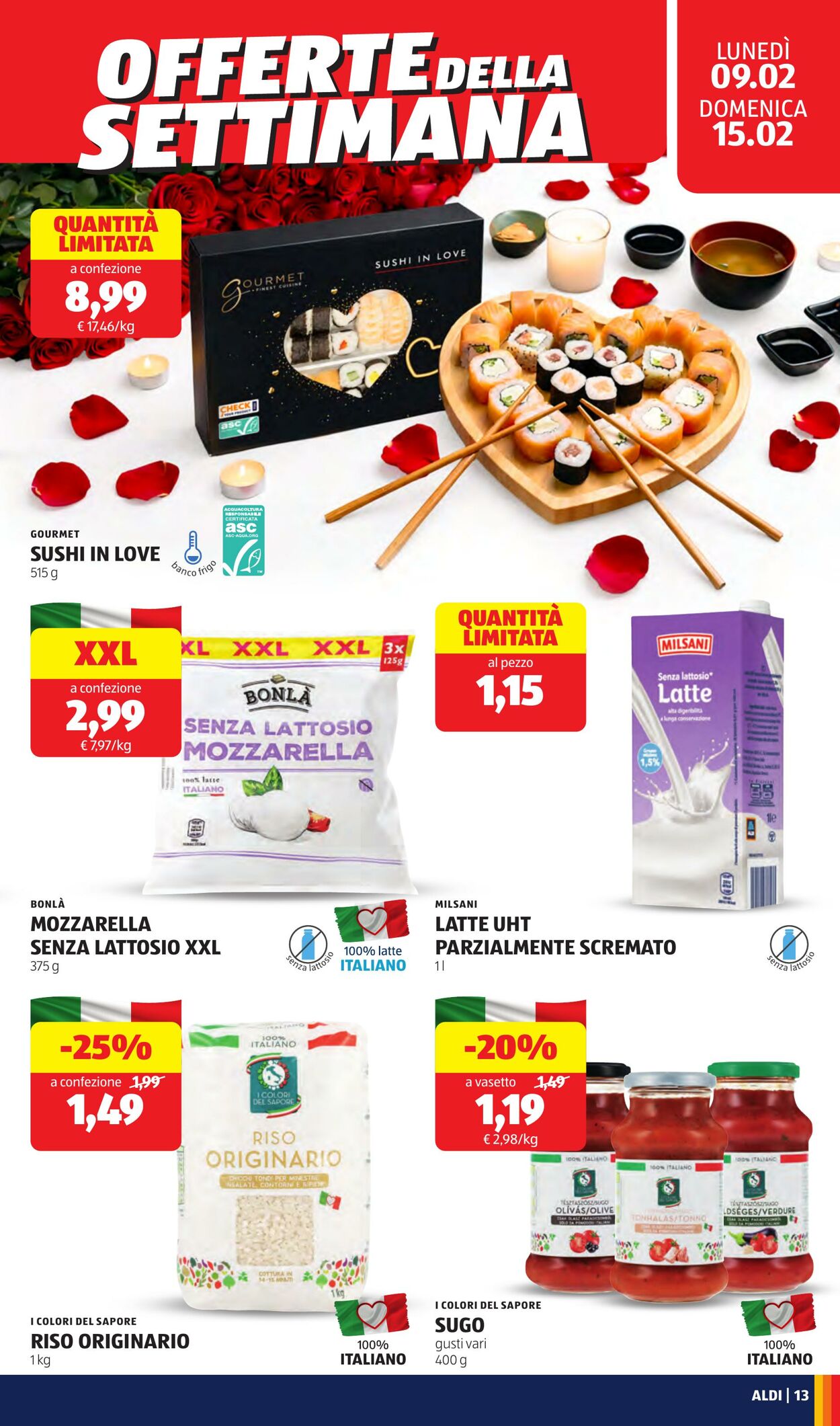 Volantino Aldi 09.02.2026 - 15.02.2026