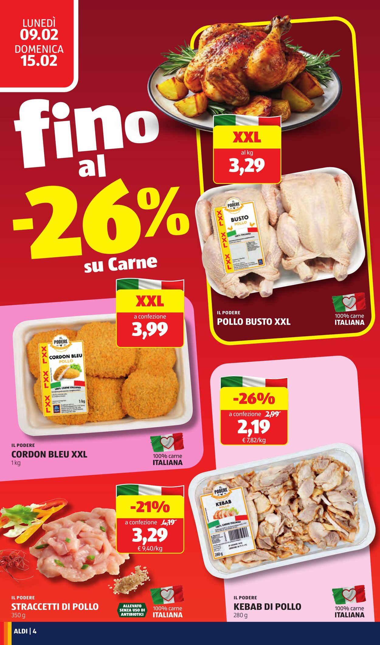 Volantino Aldi 09.02.2026 - 15.02.2026