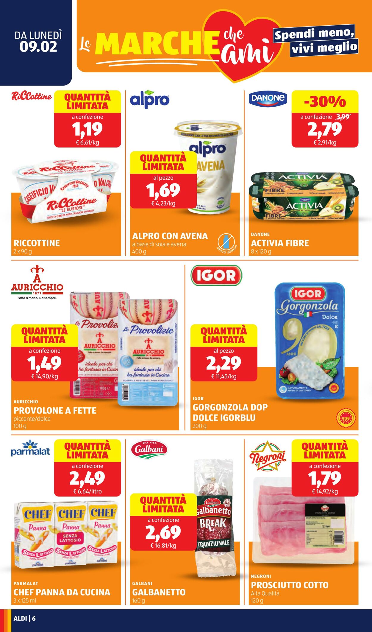 Volantino Aldi 09.02.2026 - 15.02.2026