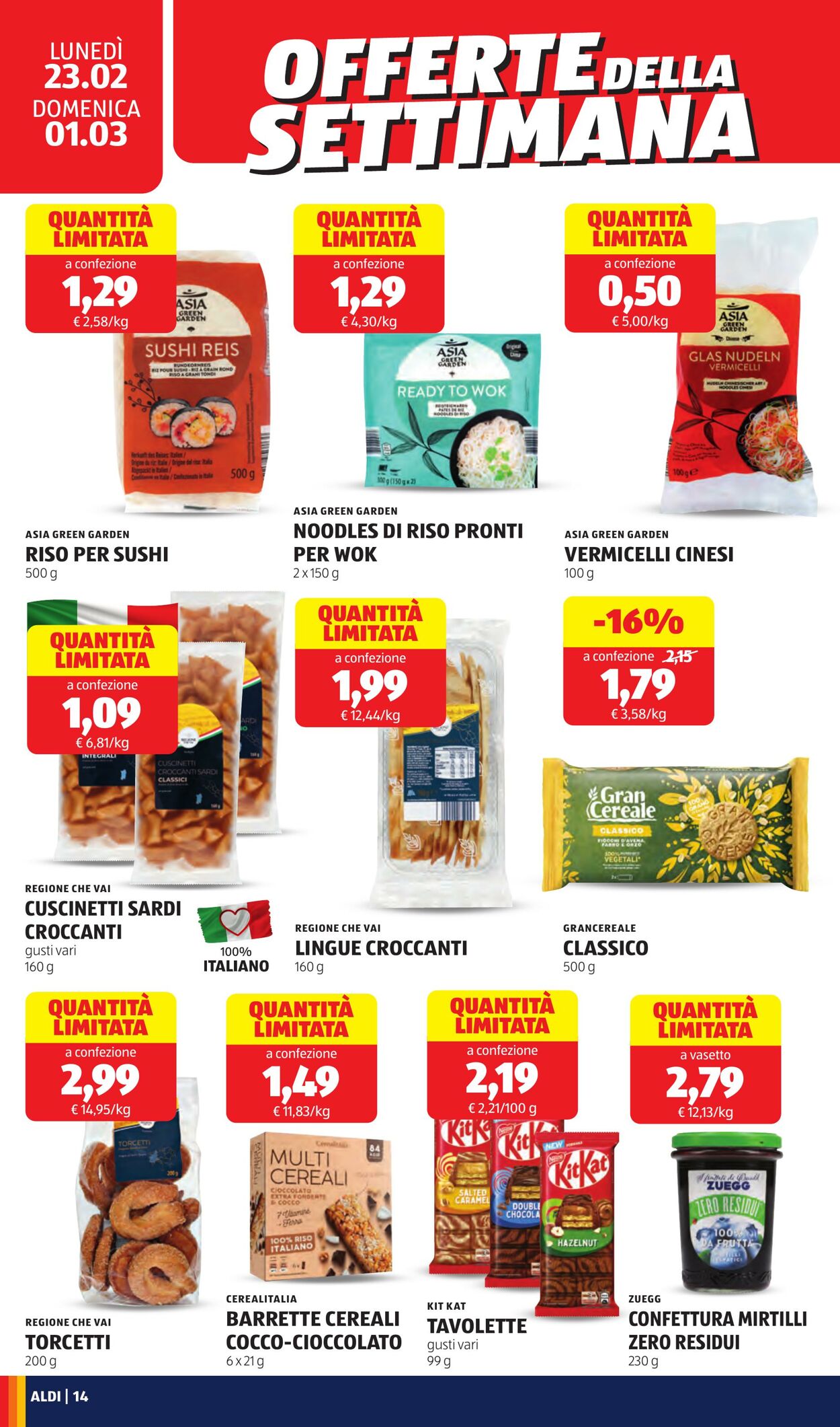 Volantino Aldi 23.02.2026 - 01.03.2026