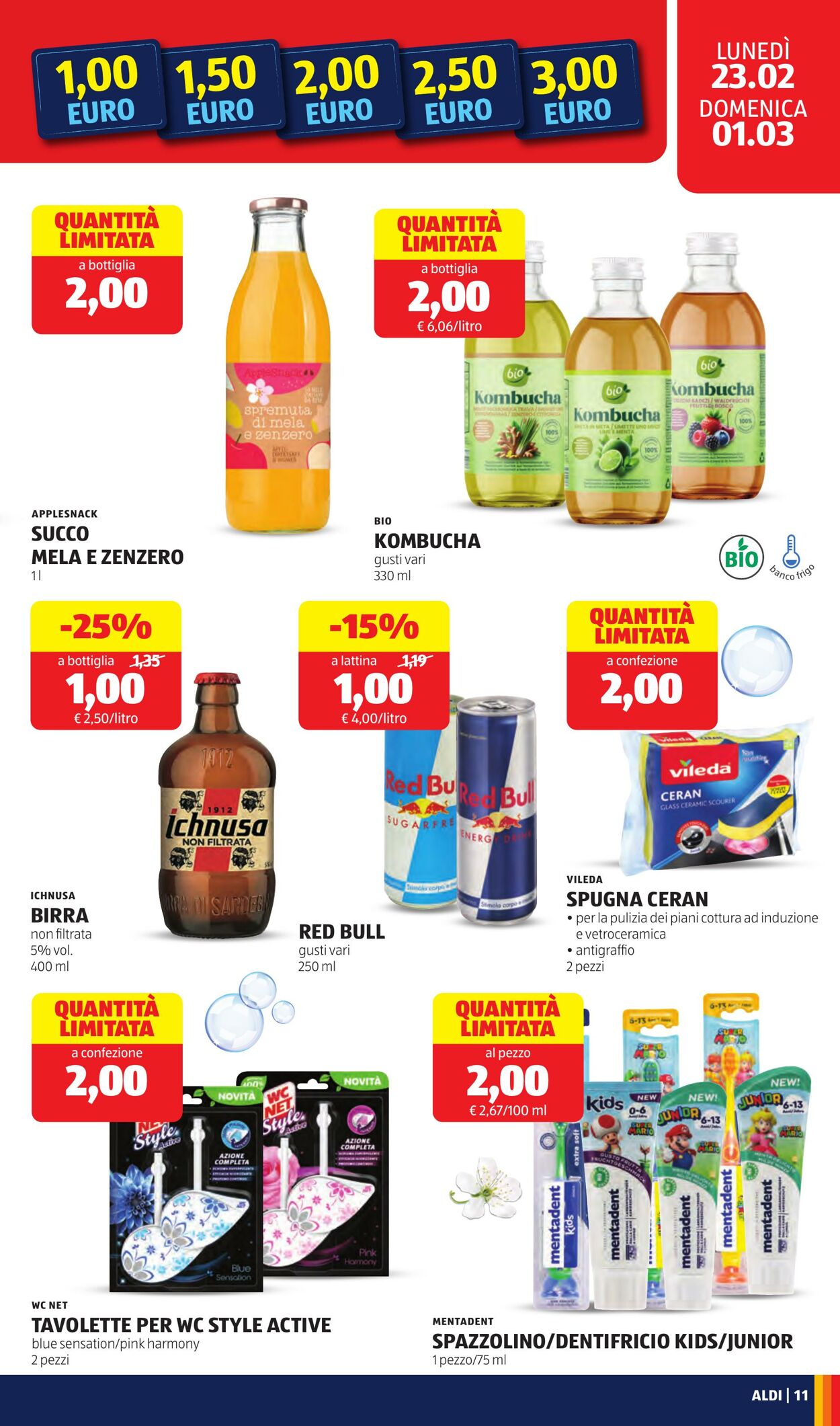 Volantino Aldi 23.02.2026 - 01.03.2026