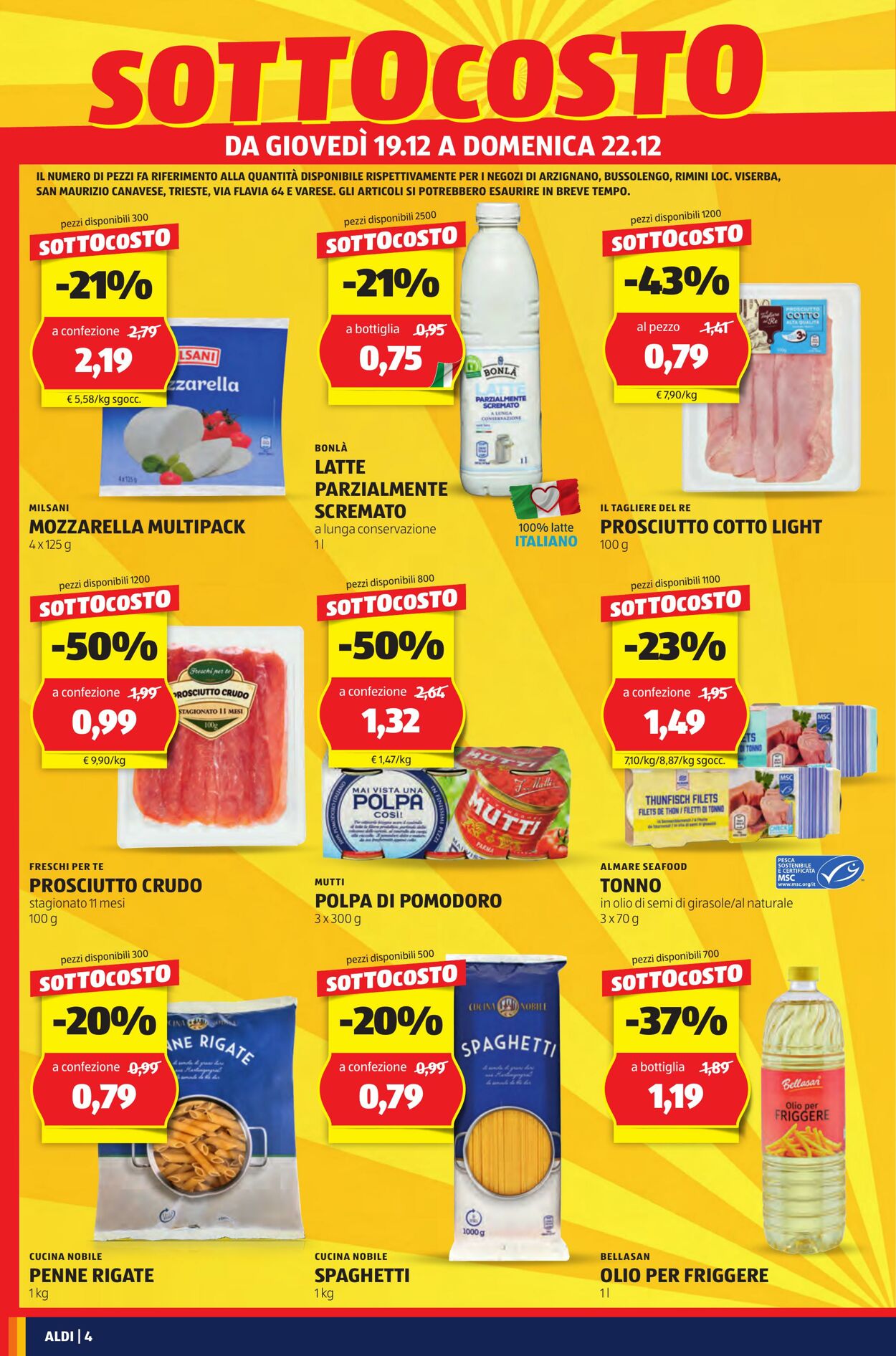 Volantino Aldi 19.12.2024 - 22.12.2024