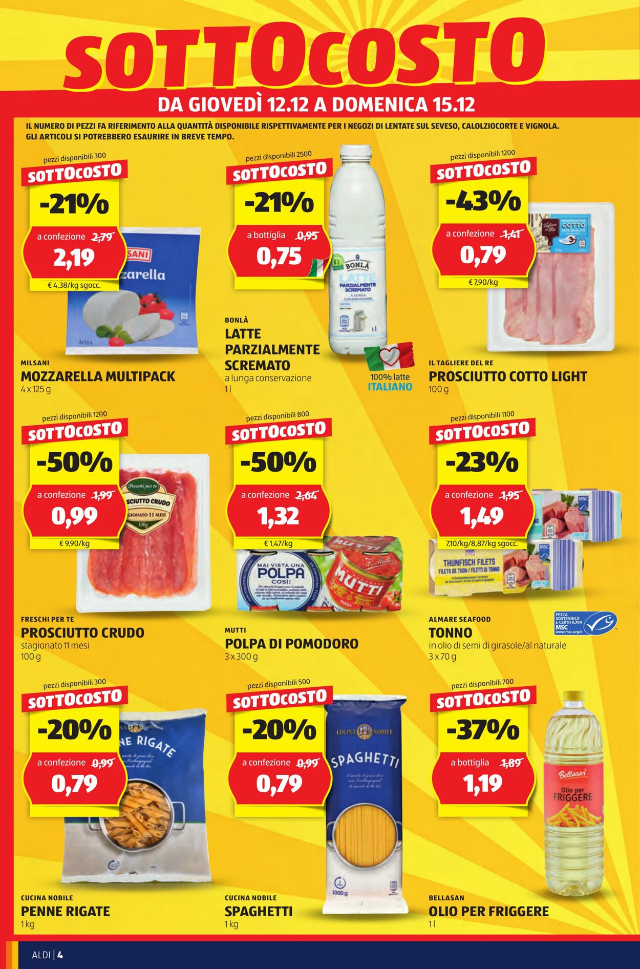 Volantino Aldi 12.12.2024 - 15.12.2024