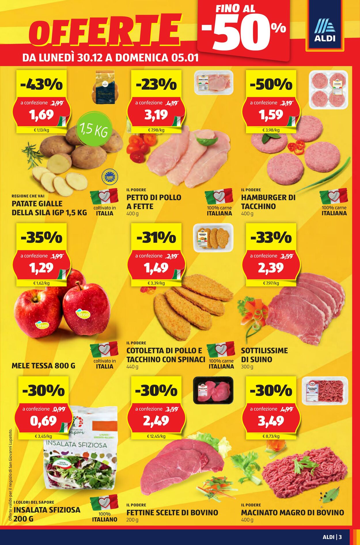 Volantino Aldi 30.12.2024 - 05.01.2025