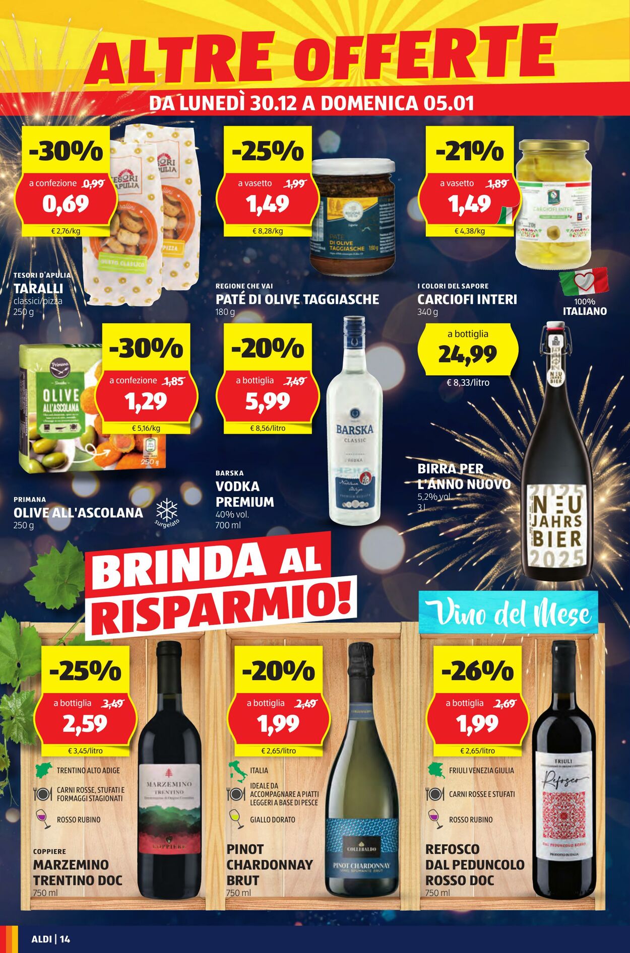 Volantino Aldi 30.12.2024 - 05.01.2025