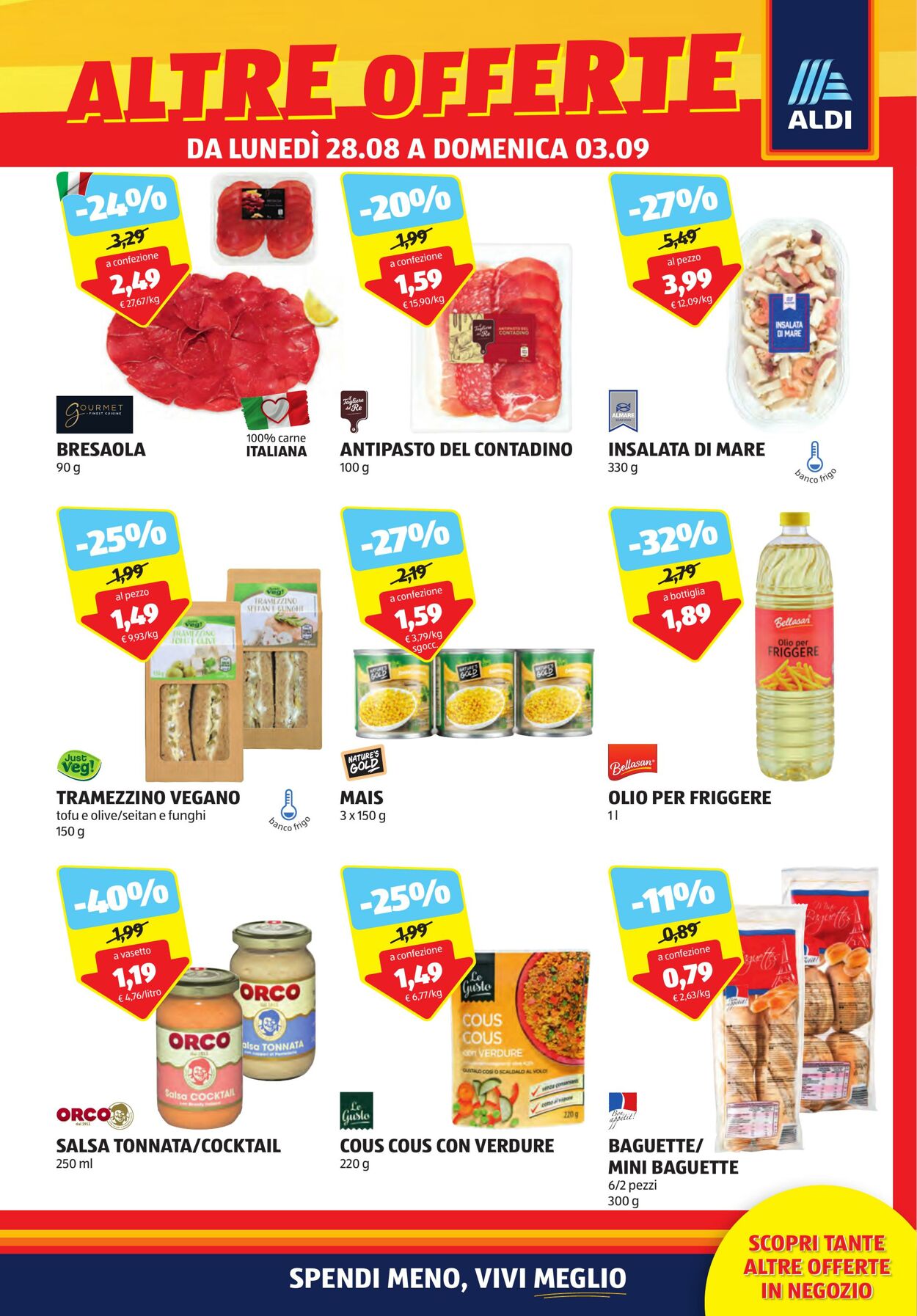 Volantino Aldi 28.08.2023 - 03.09.2023