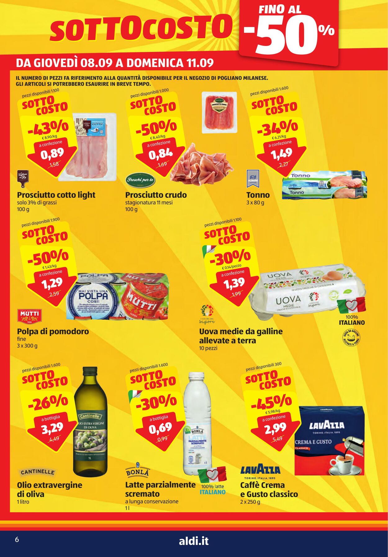 Volantino Aldi 08.09.2022 - 17.09.2022