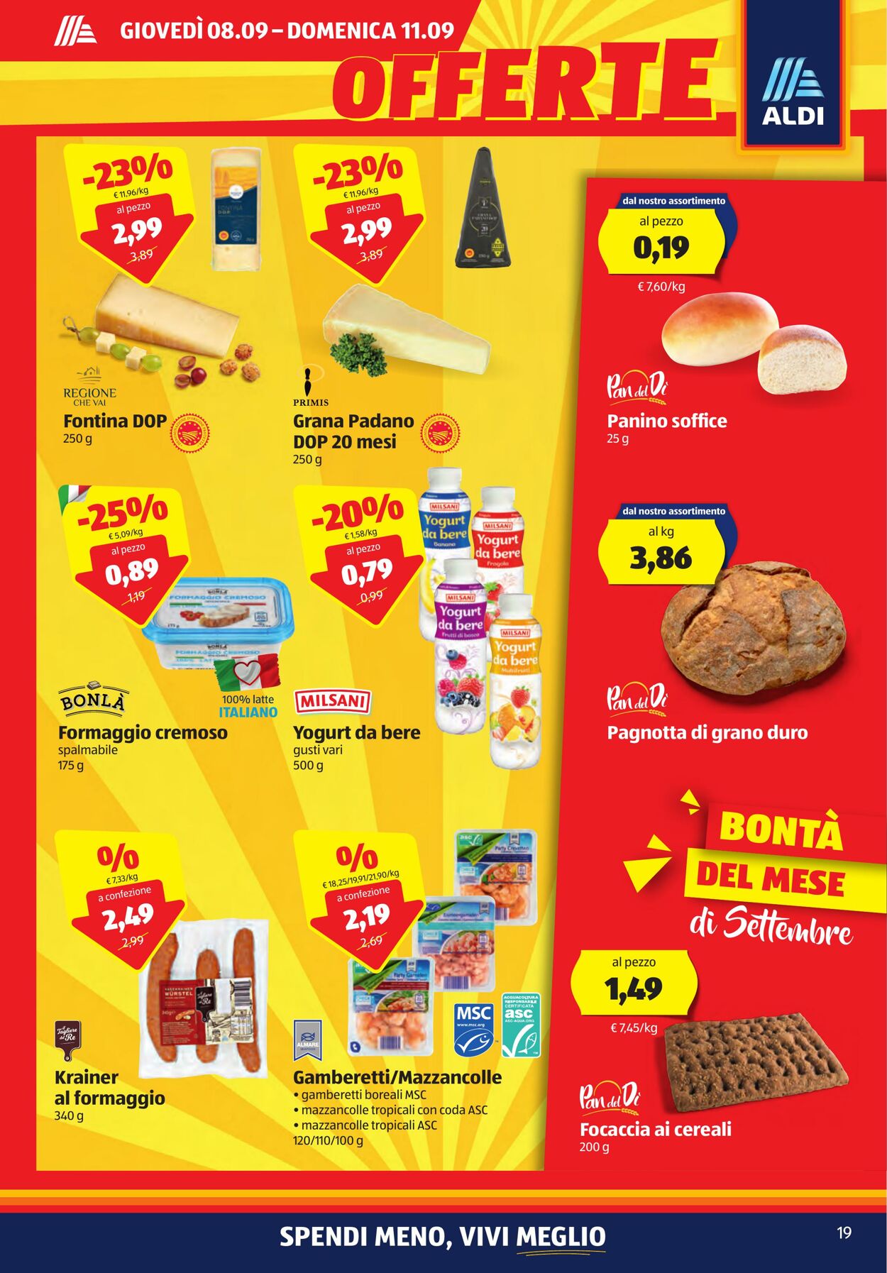 Volantino Aldi 08.09.2022 - 17.09.2022