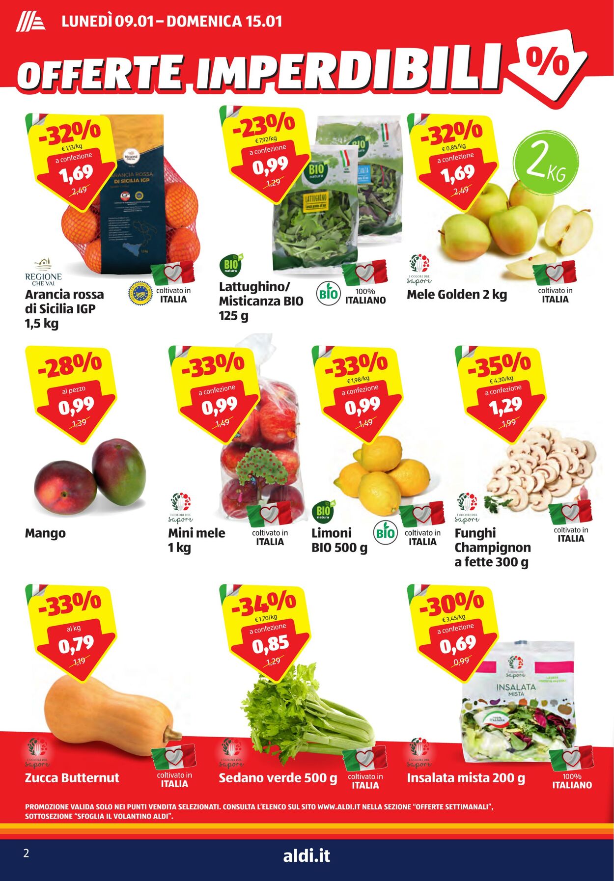 Volantino Aldi 09.01.2023 - 15.01.2023