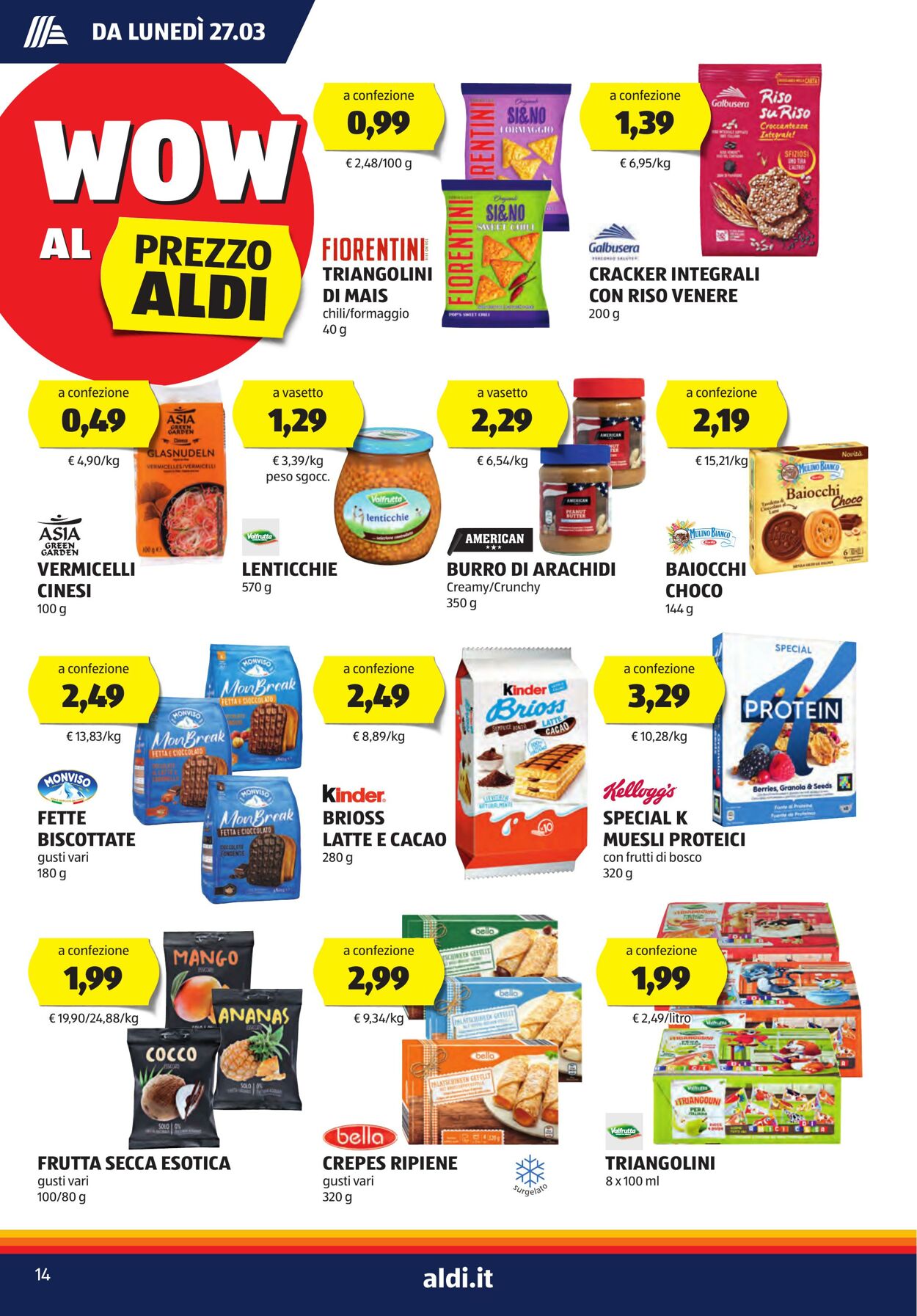 Volantino Aldi 27.03.2023 - 02.04.2023