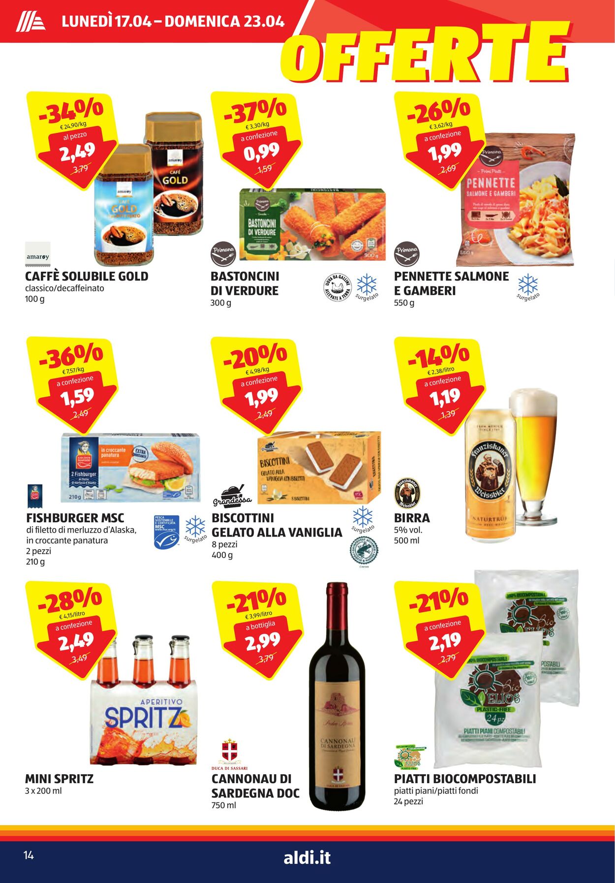 Volantino Aldi 17.04.2023 - 23.04.2023