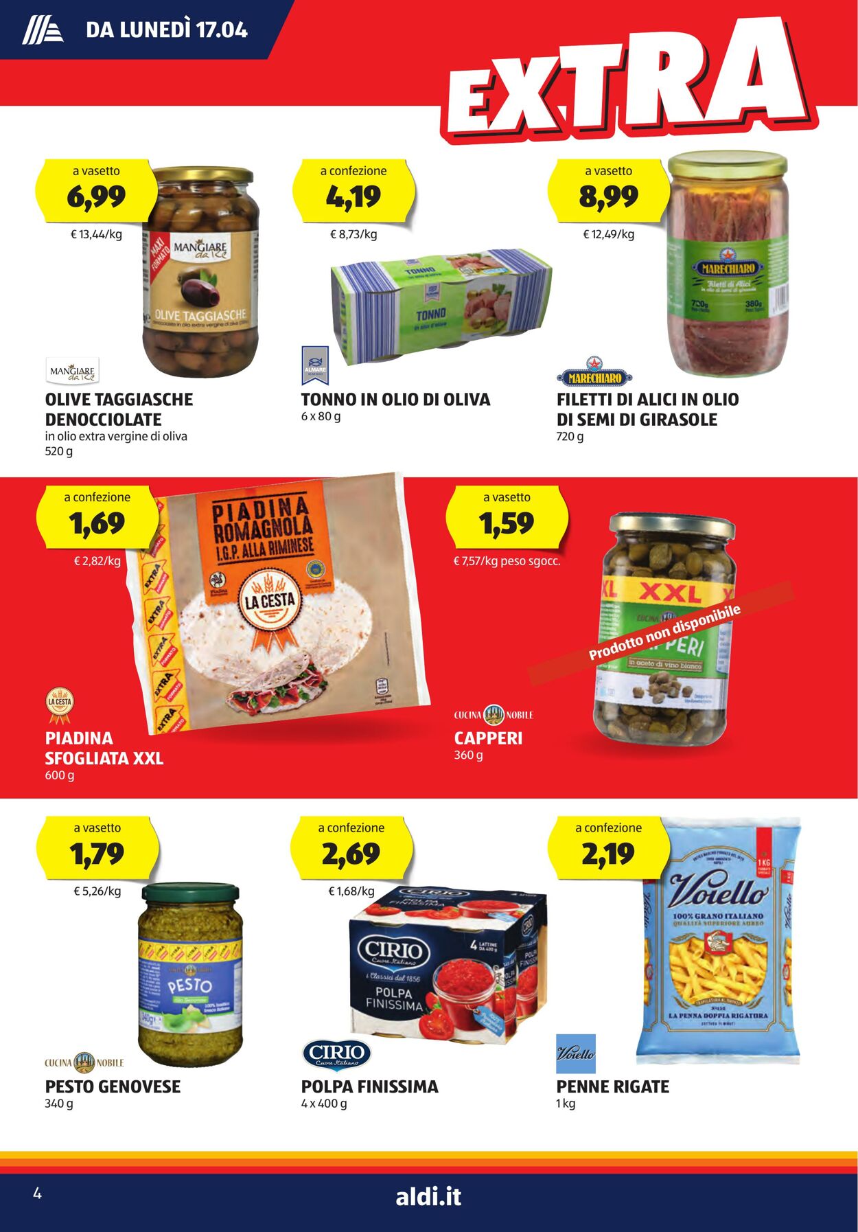 Volantino Aldi 17.04.2023 - 23.04.2023