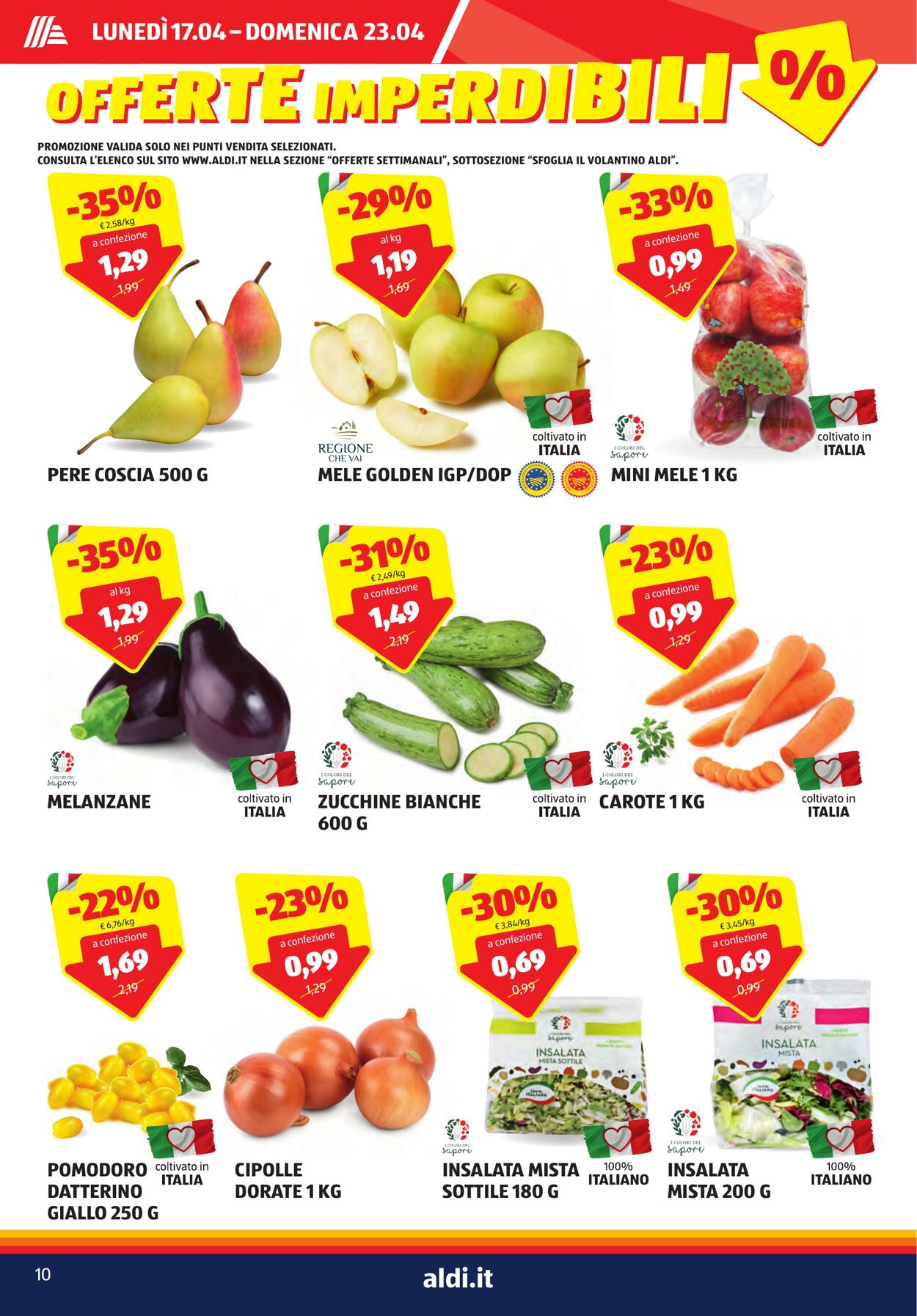 Volantino Aldi 17.04.2023 - 23.04.2023