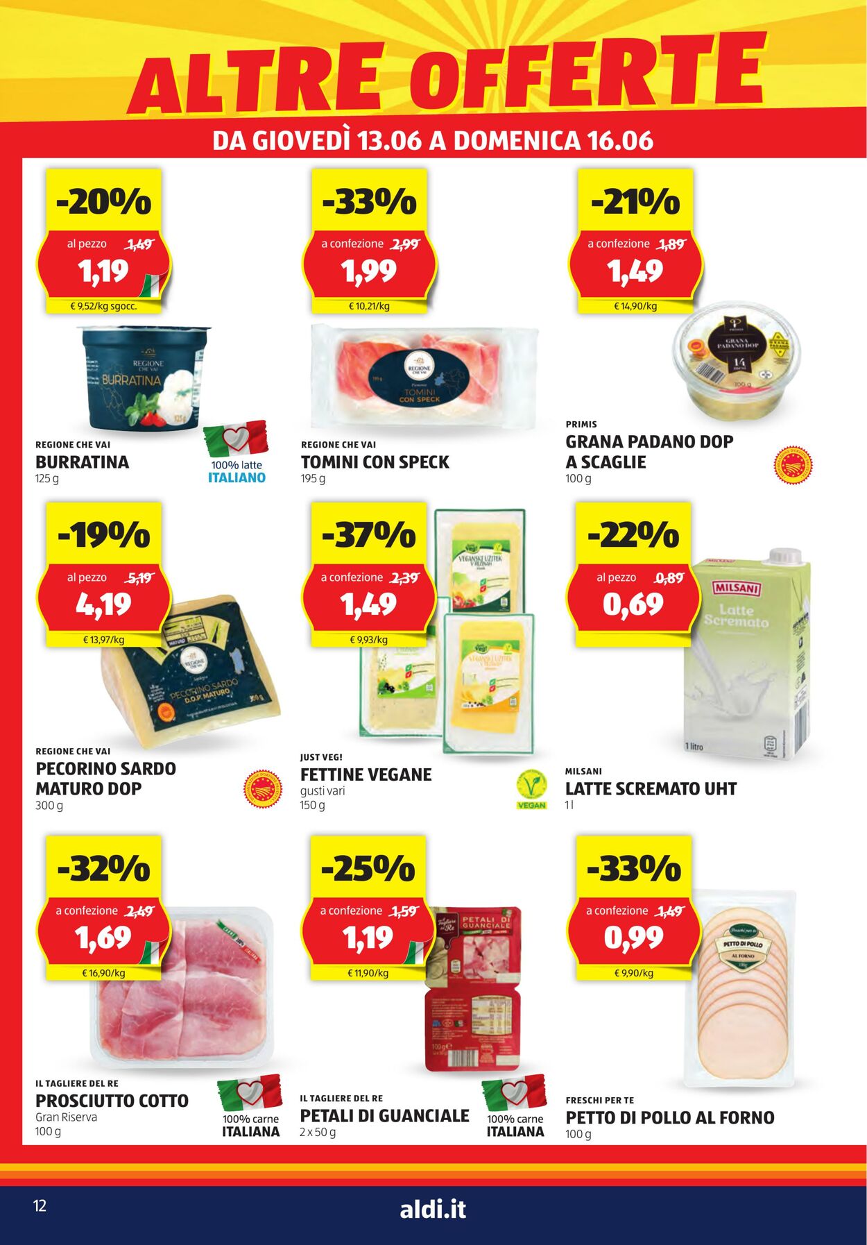 Volantino Aldi 13.06.2024 - 16.06.2024