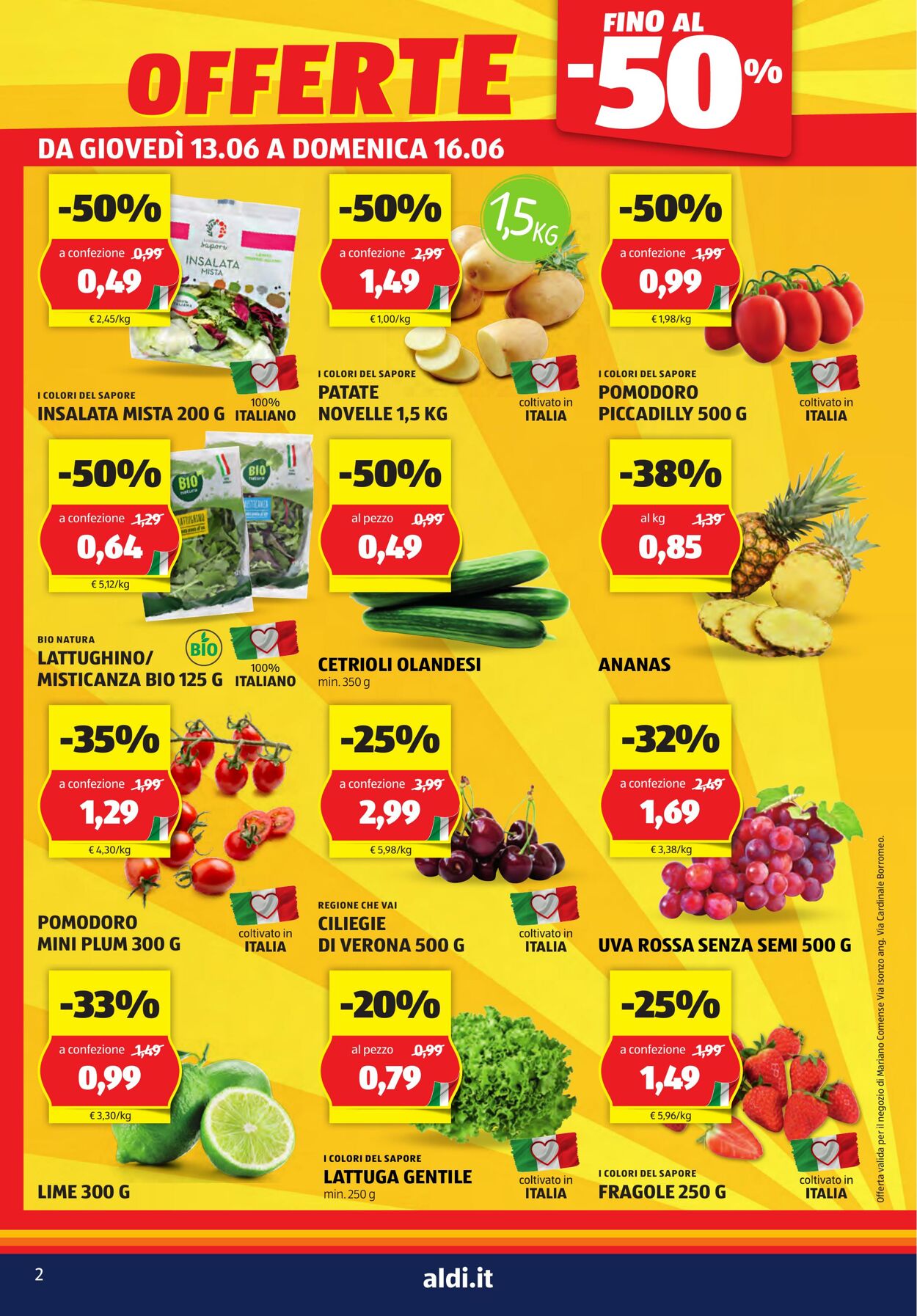 Volantino Aldi 13.06.2024 - 16.06.2024