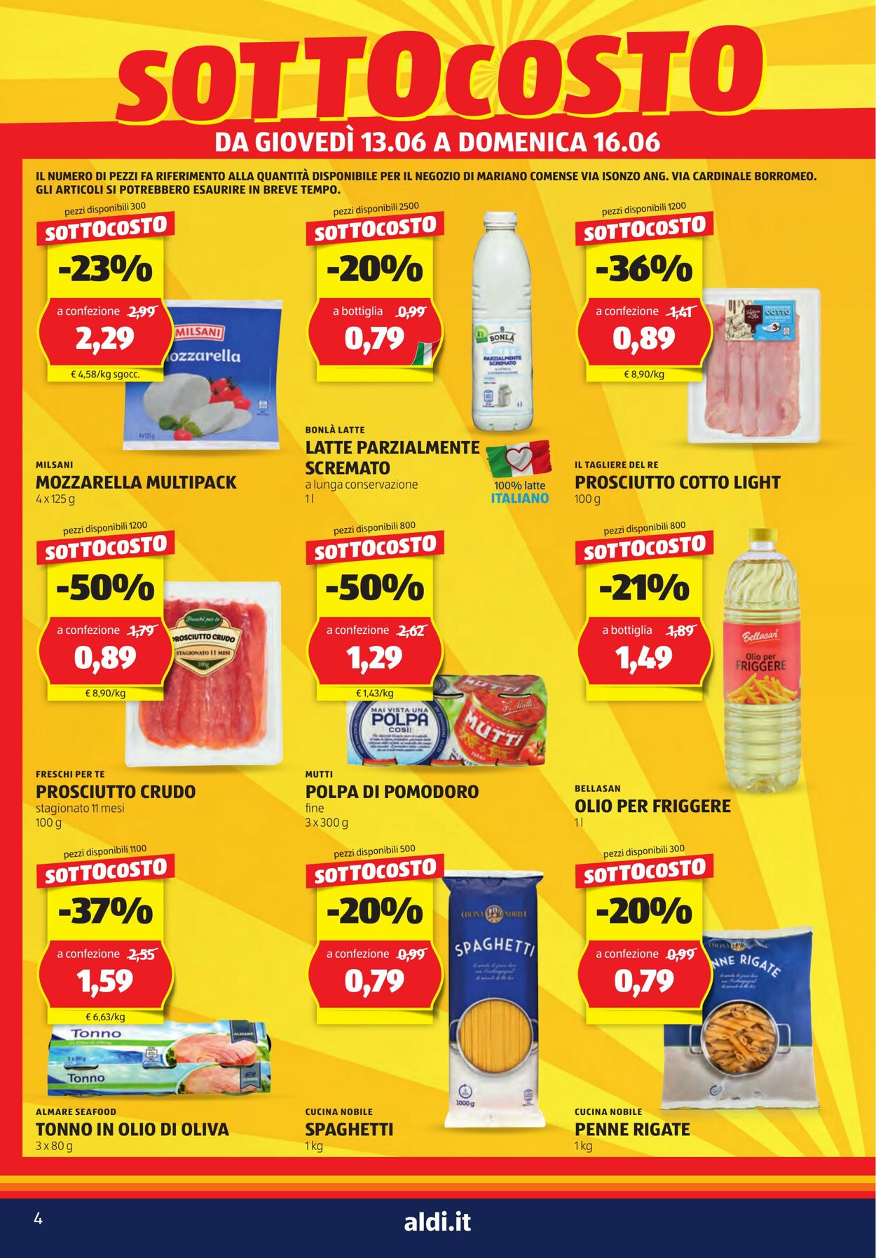 Volantino Aldi 13.06.2024 - 16.06.2024