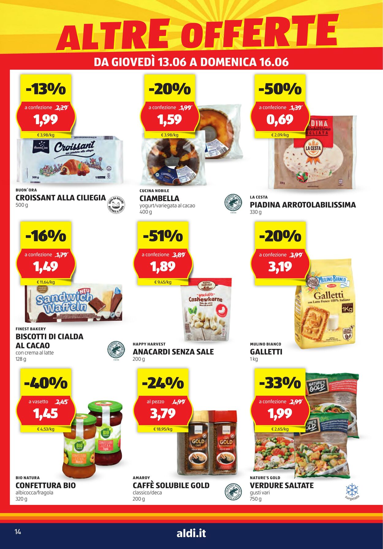 Volantino Aldi 13.06.2024 - 16.06.2024