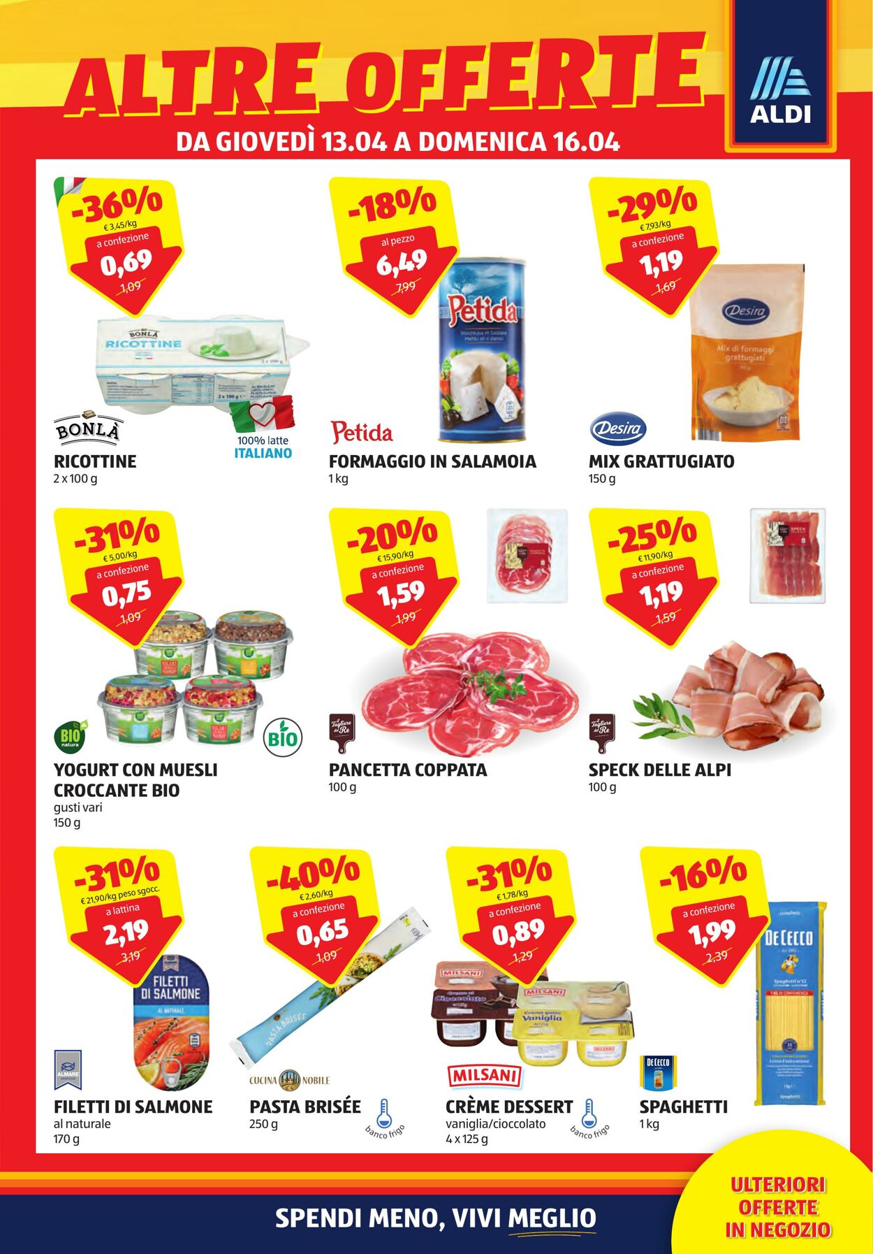 Volantino Aldi 13.04.2023 - 16.04.2023