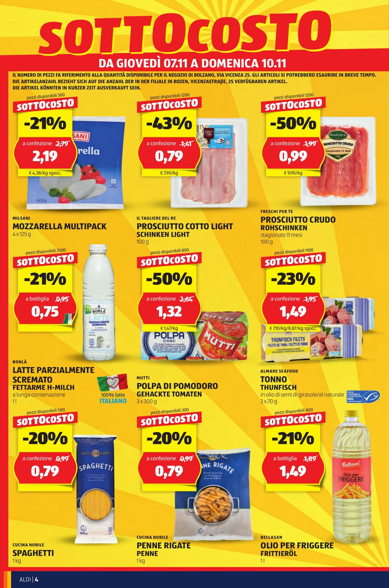 Volantino Aldi 07.11.2024 - 10.11.2024