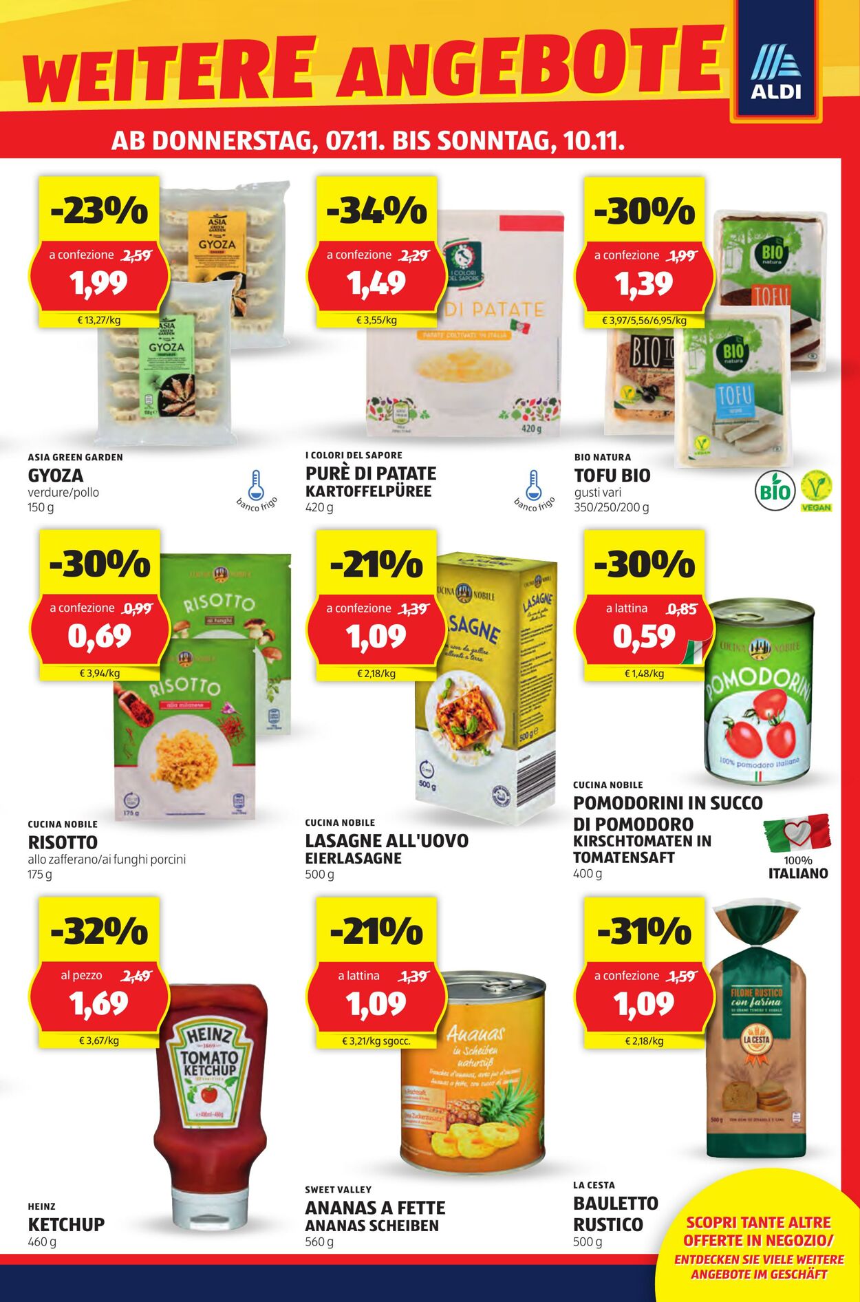 Volantino Aldi 07.11.2024 - 10.11.2024