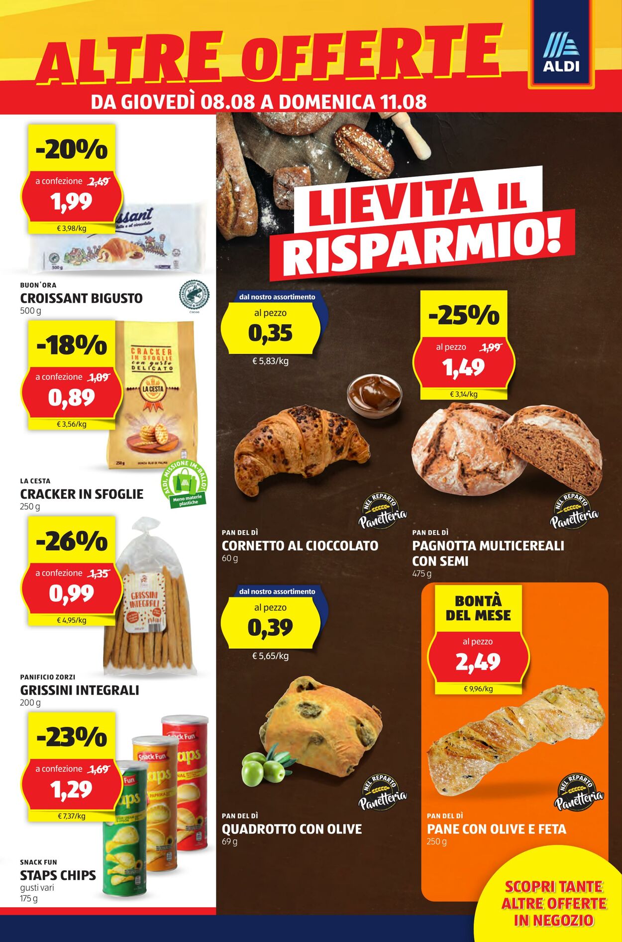 Volantino Aldi 08.08.2024 - 11.08.2024