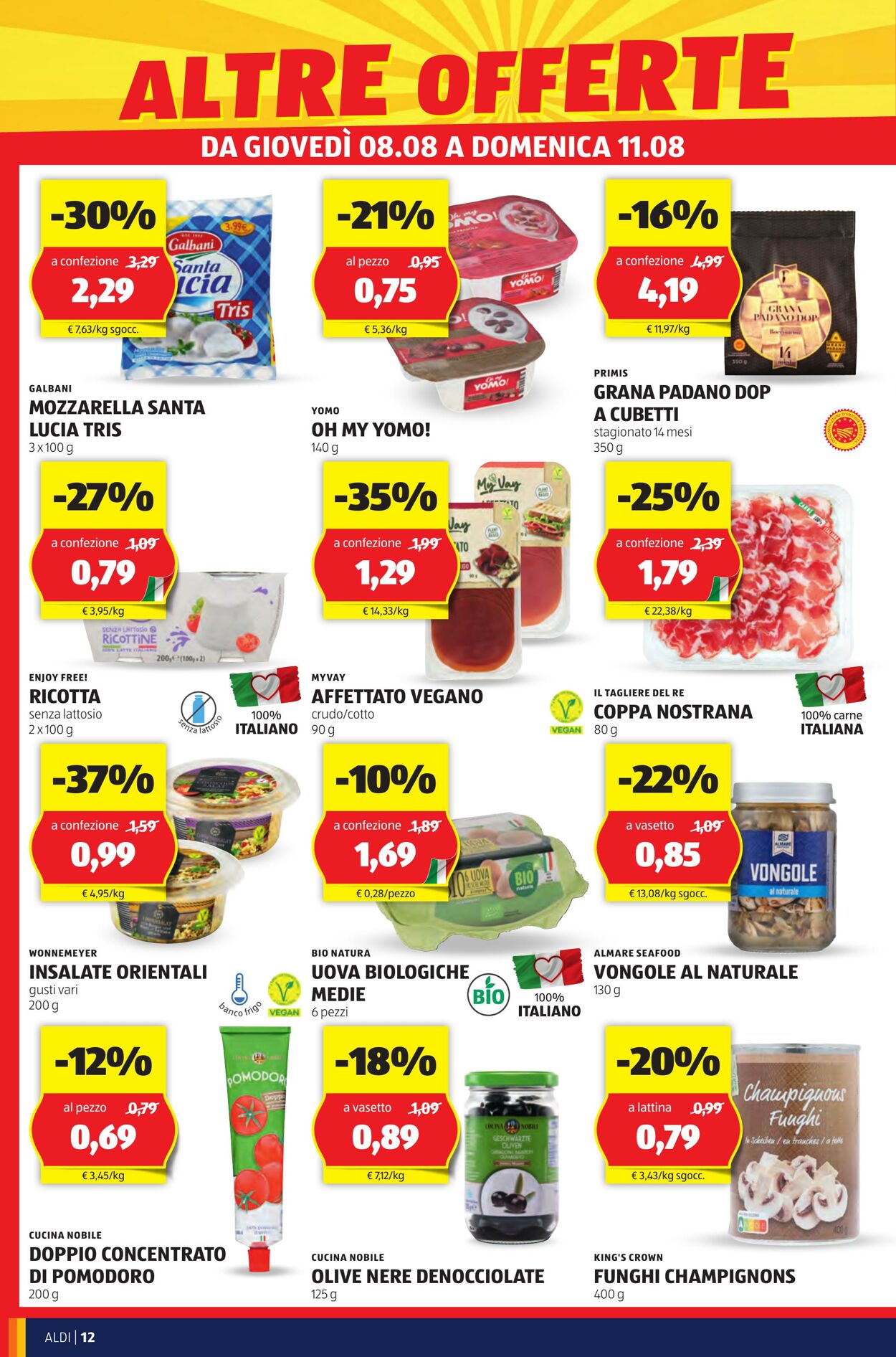 Volantino Aldi 08.08.2024 - 11.08.2024