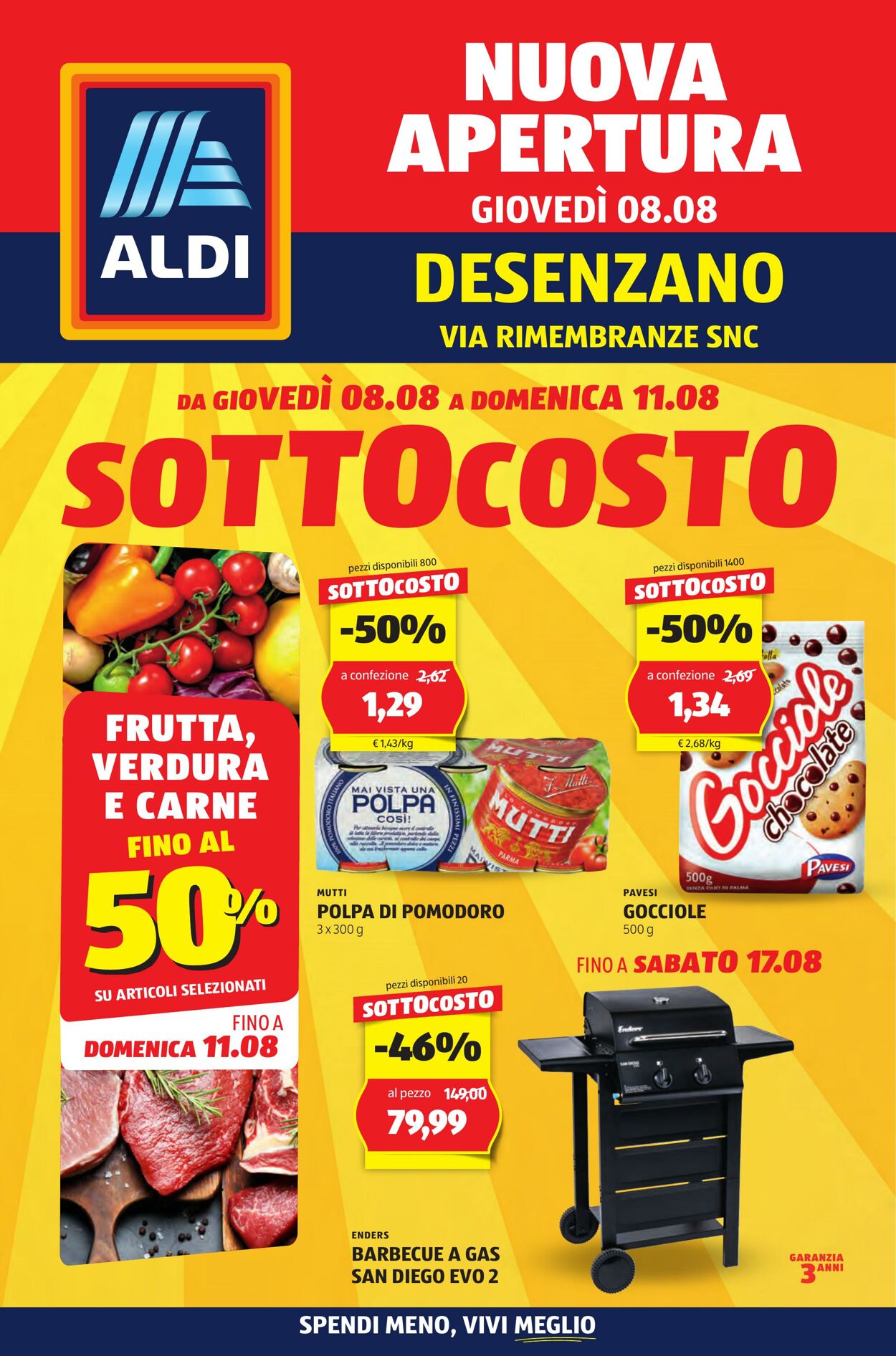 Volantino Aldi 08.08.2024 - 11.08.2024