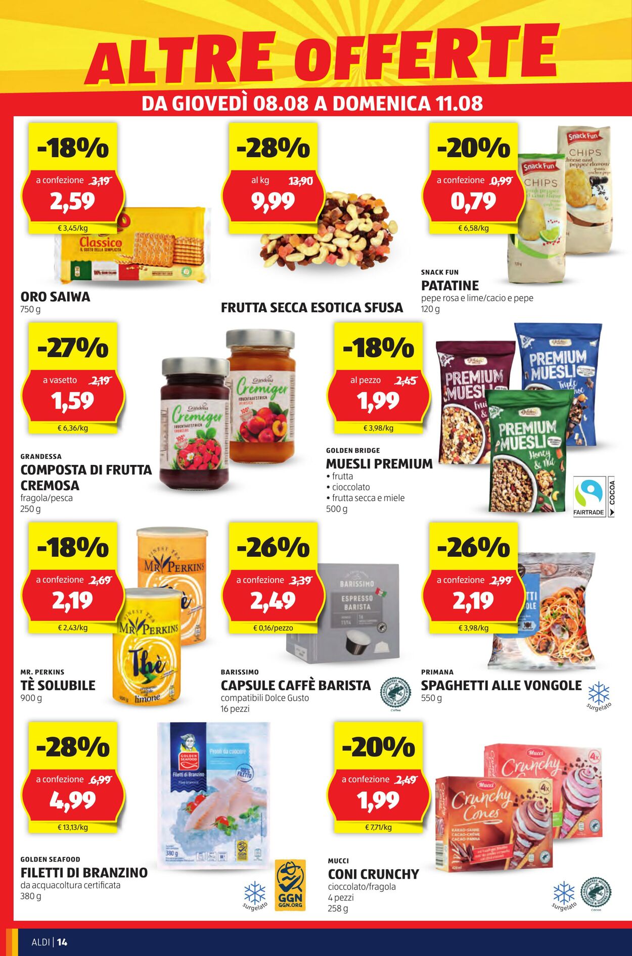 Volantino Aldi 08.08.2024 - 11.08.2024