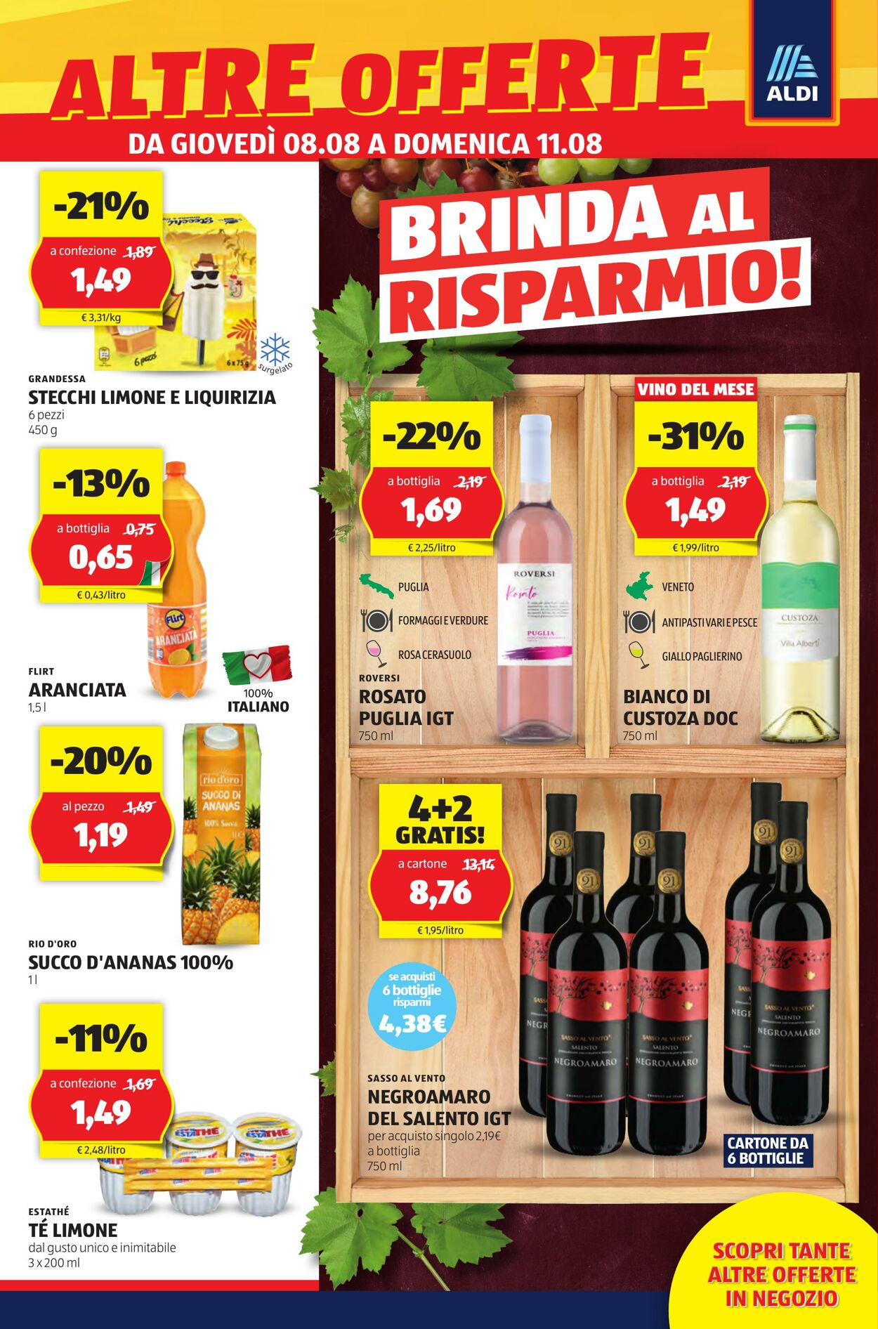 Volantino Aldi 08.08.2024 - 11.08.2024