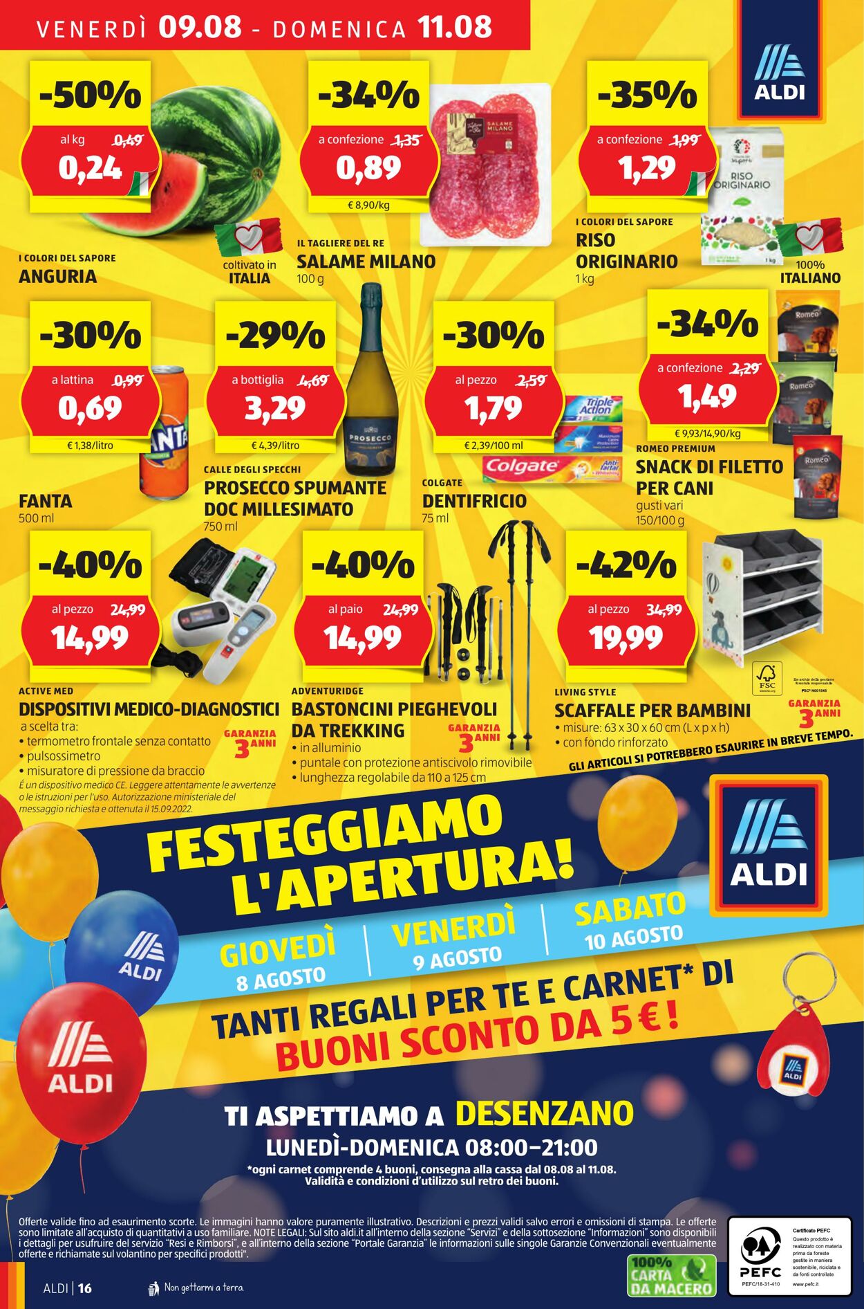 Volantino Aldi 08.08.2024 - 11.08.2024