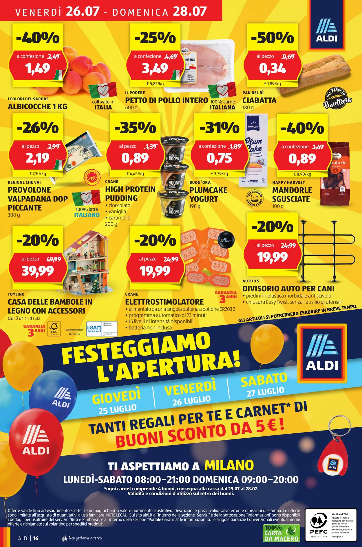 Volantino Aldi 25.07.2024 - 28.07.2024