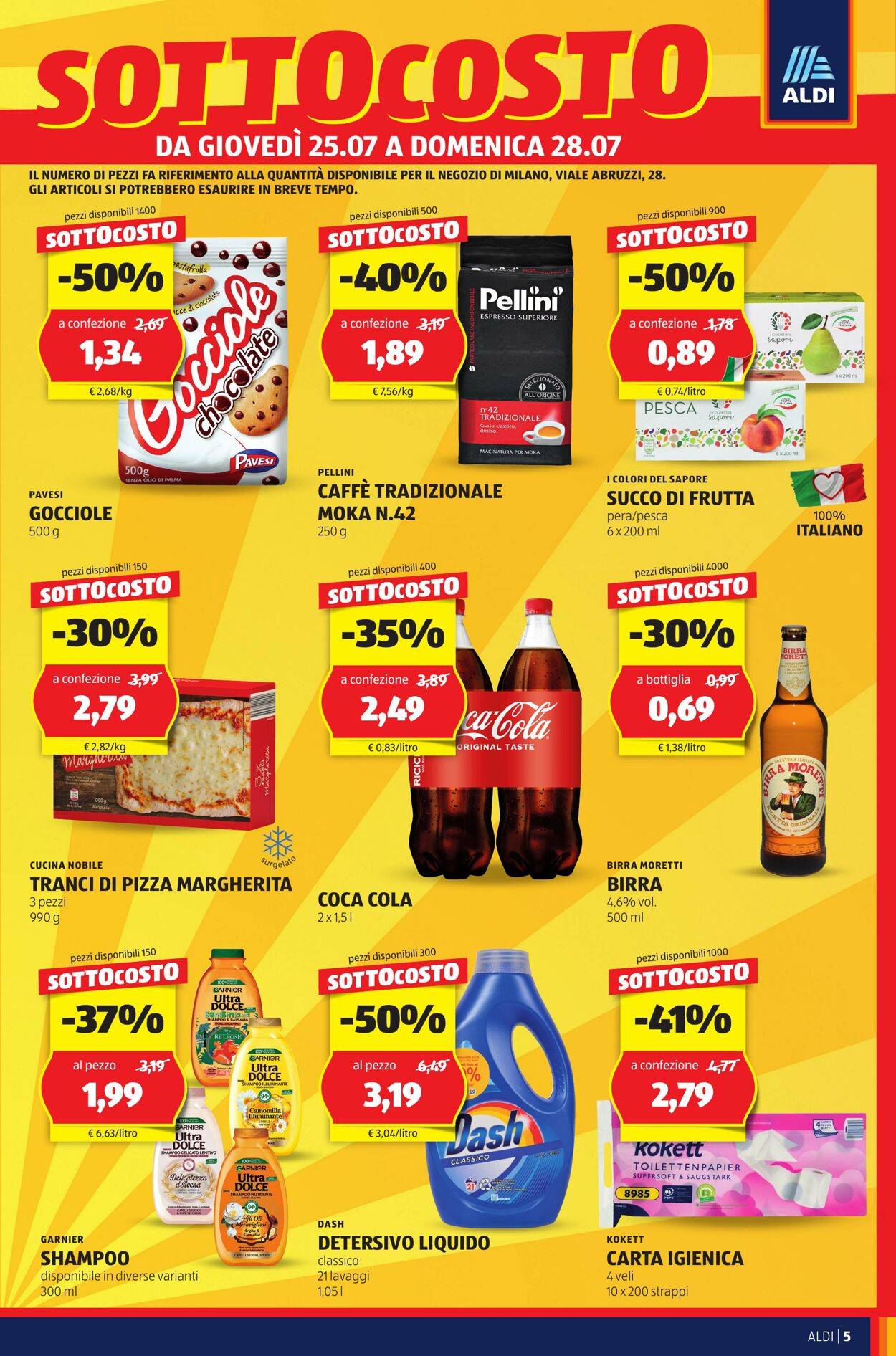 Volantino Aldi 25.07.2024 - 28.07.2024