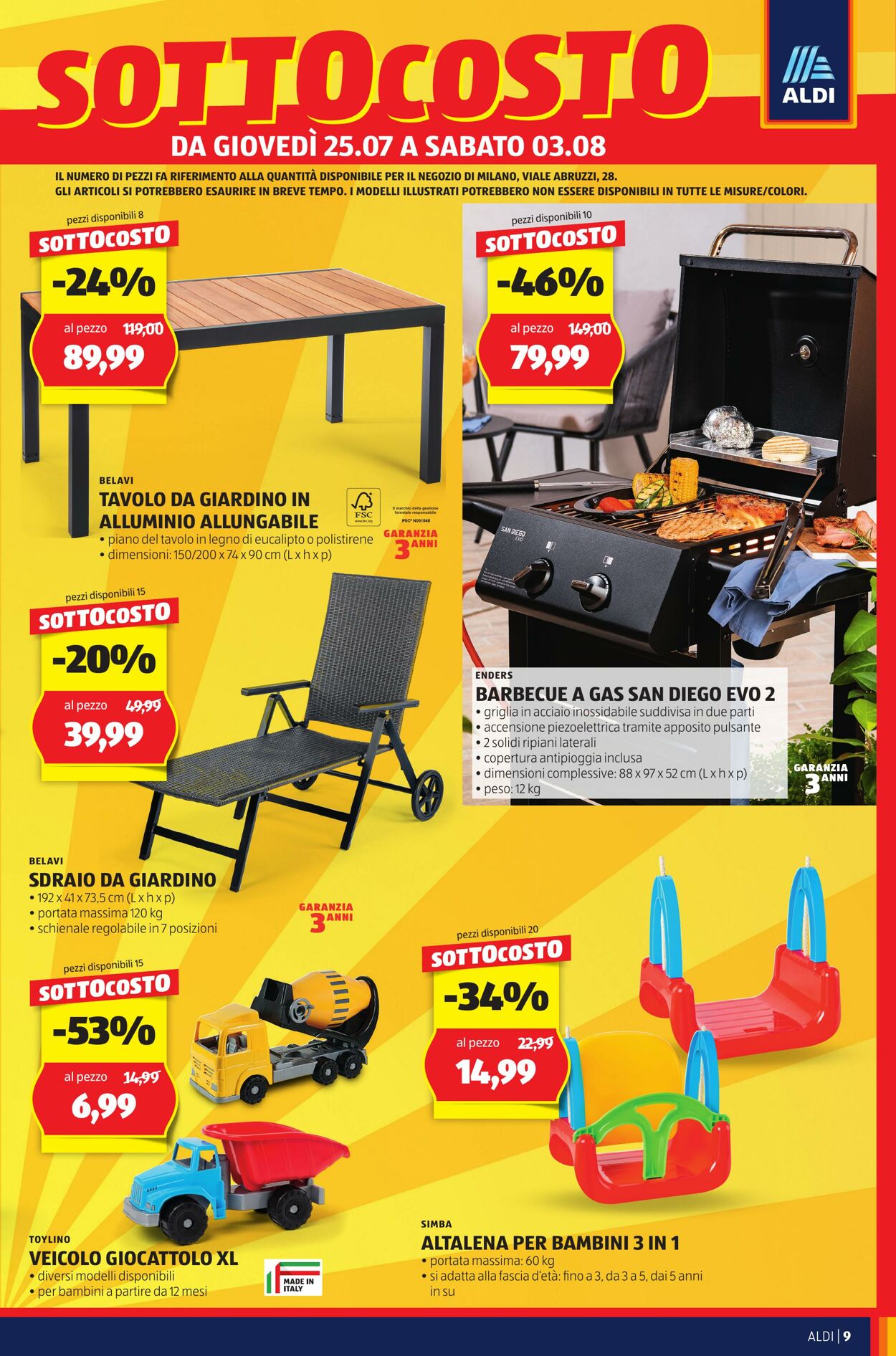 Volantino Aldi 25.07.2024 - 28.07.2024