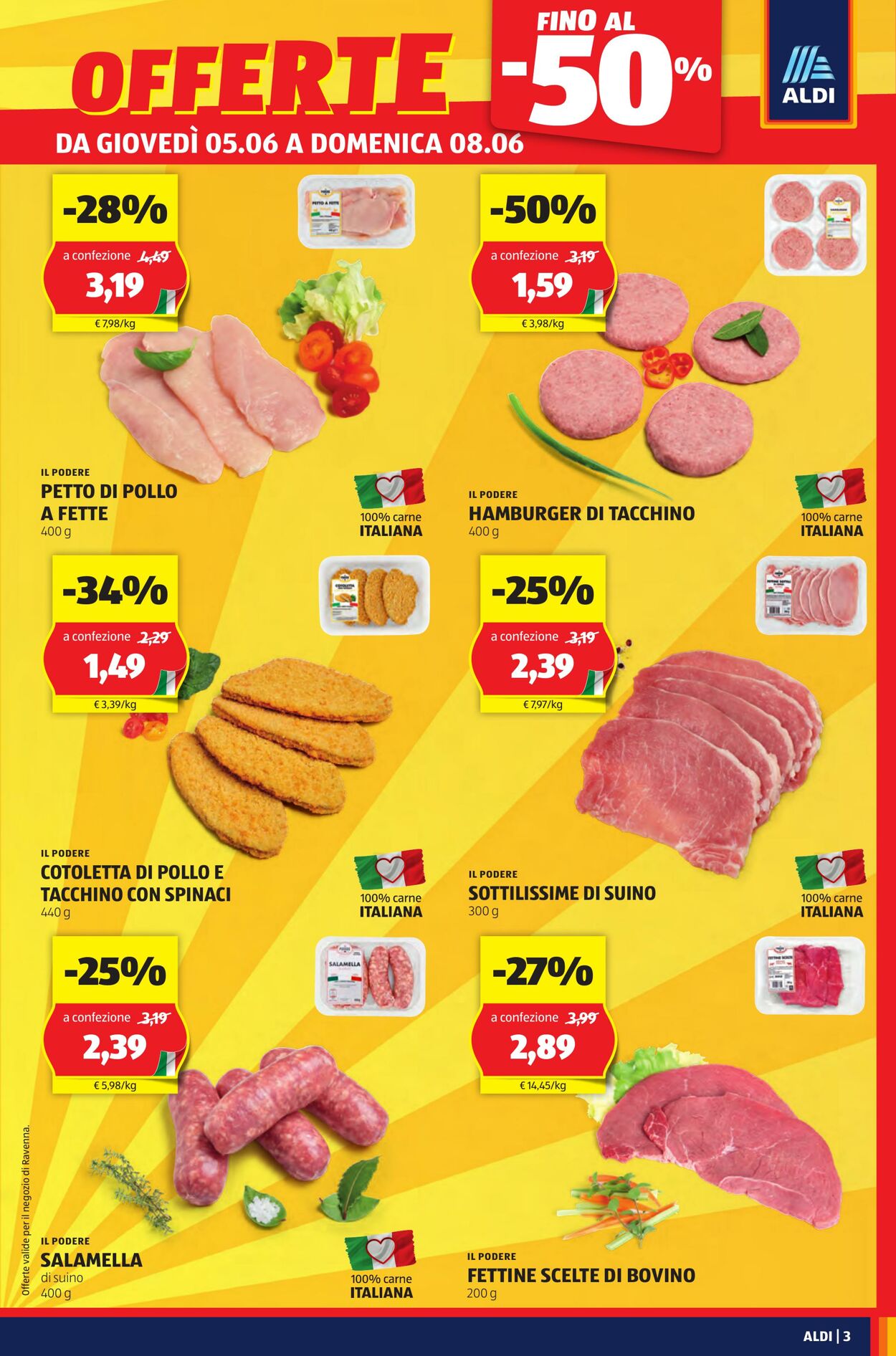 Volantino Aldi 05.06.2025 - 08.06.2025