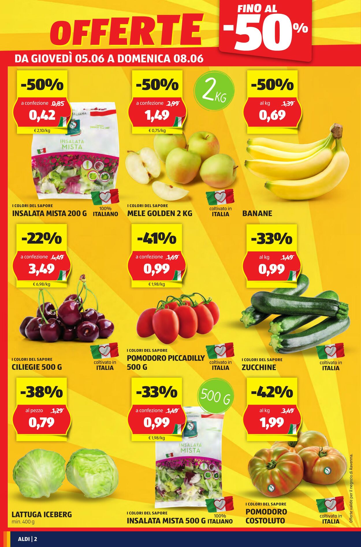 Volantino Aldi 05.06.2025 - 08.06.2025
