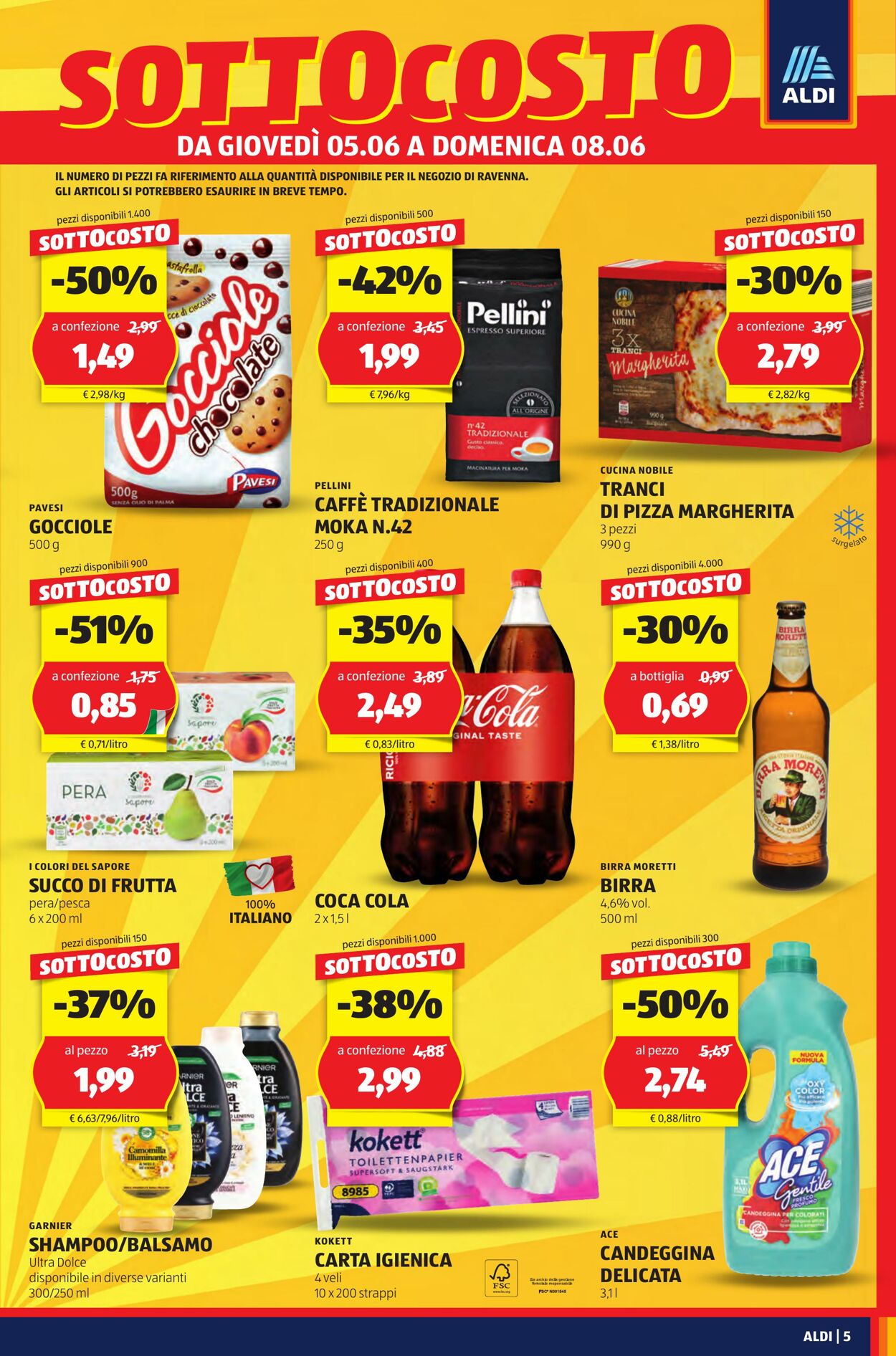 Volantino Aldi 05.06.2025 - 08.06.2025