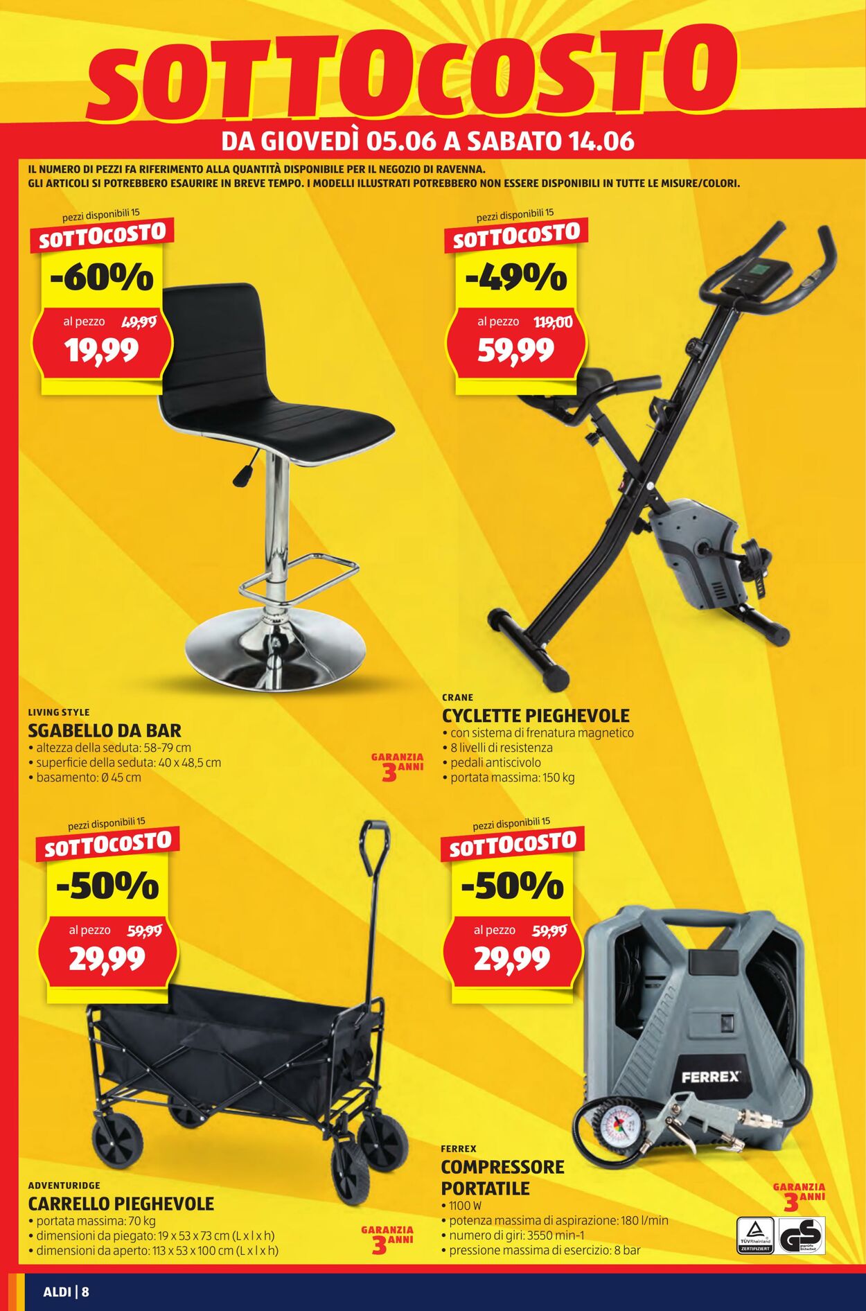 Volantino Aldi 05.06.2025 - 08.06.2025