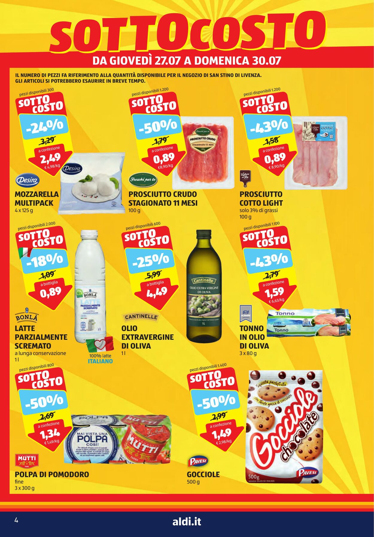 Volantino Aldi 27.07.2023 - 30.07.2023