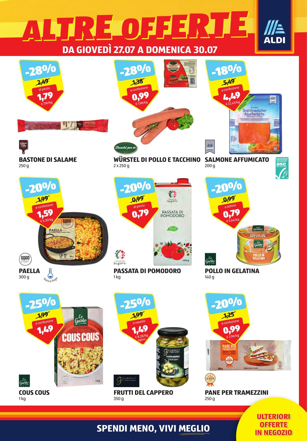 Volantino Aldi 27.07.2023 - 30.07.2023