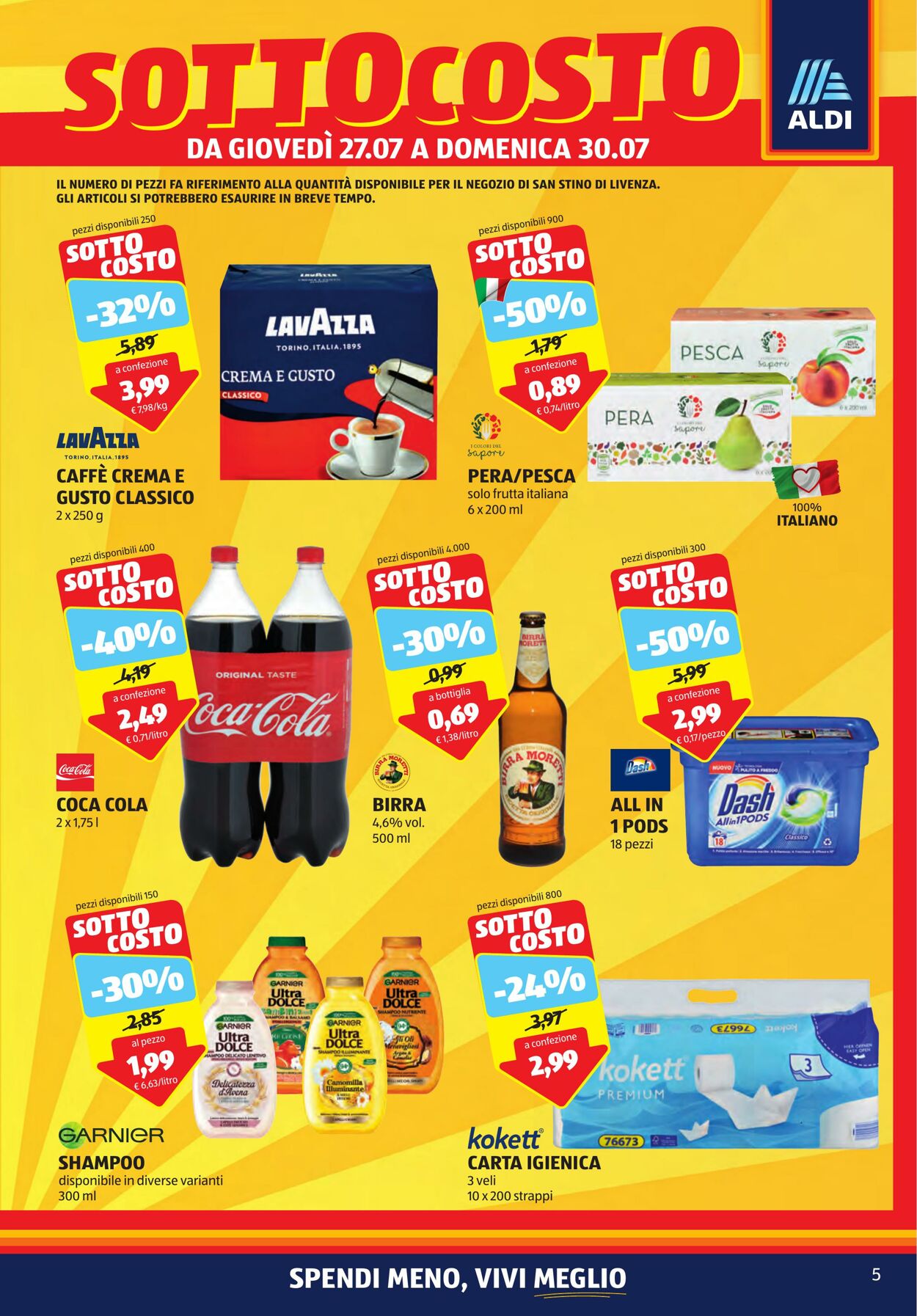 Volantino Aldi 27.07.2023 - 30.07.2023