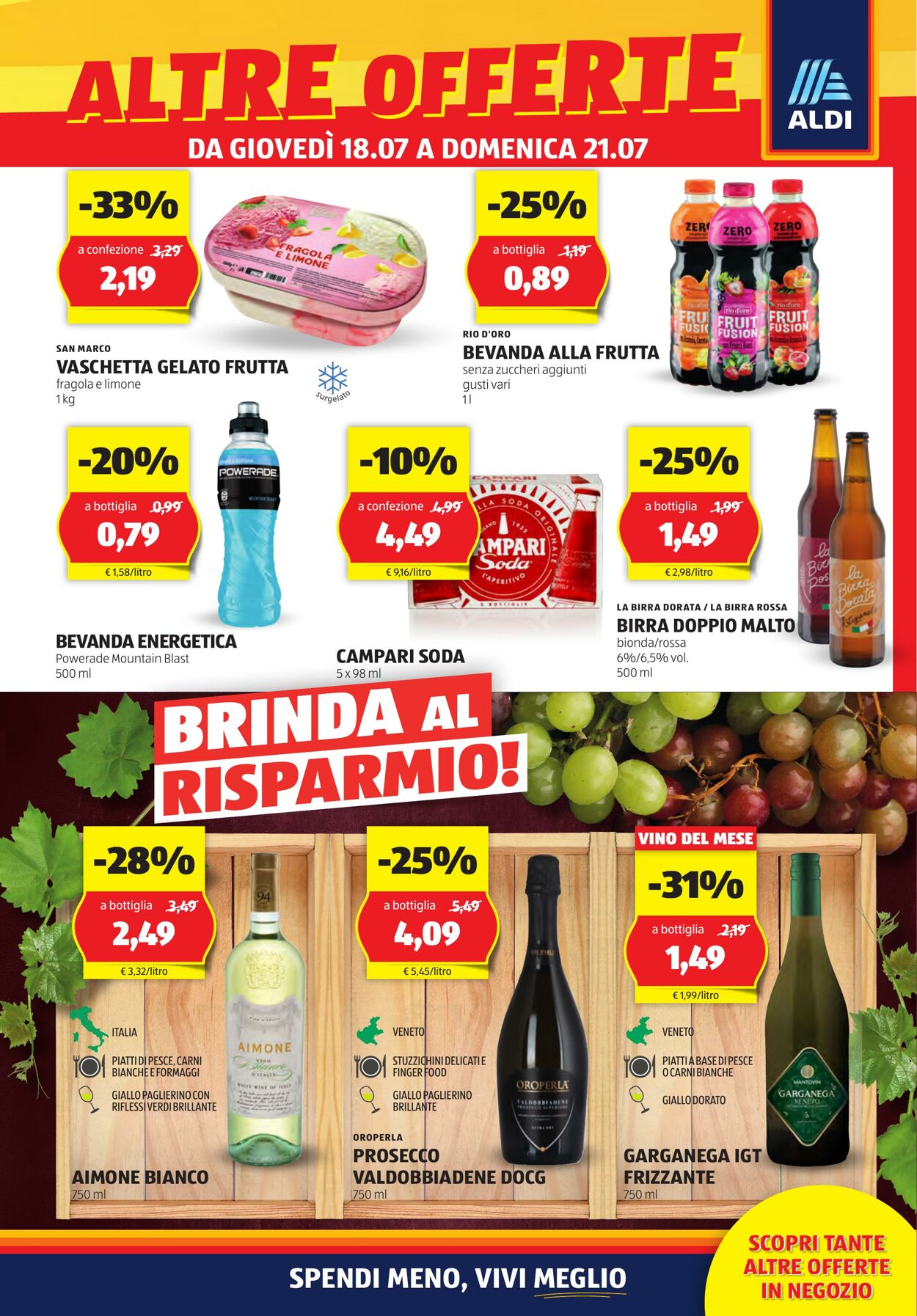 Volantino Aldi 18.07.2024 - 21.07.2024