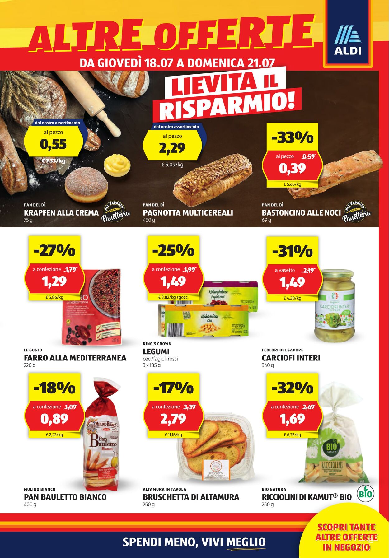 Volantino Aldi 18.07.2024 - 21.07.2024