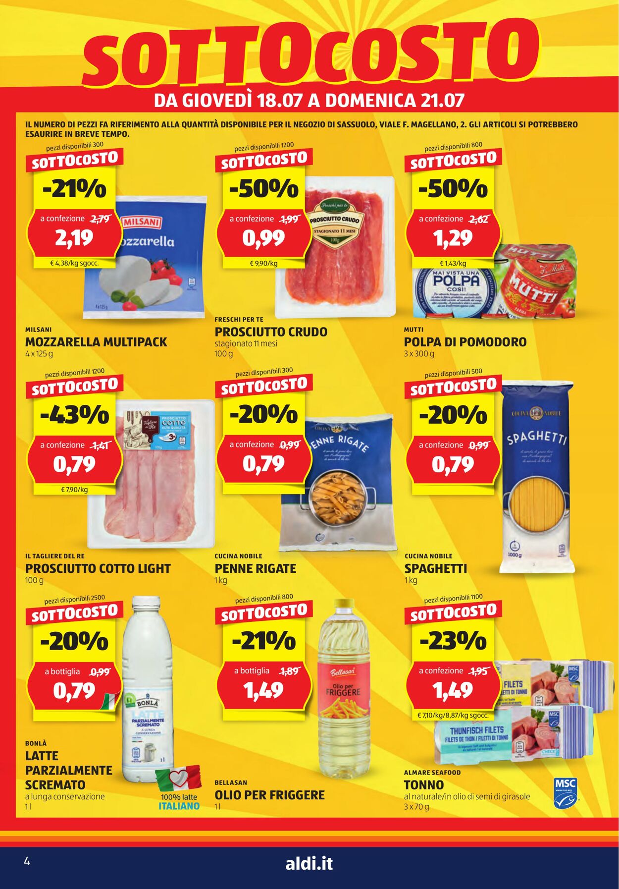 Volantino Aldi 18.07.2024 - 21.07.2024