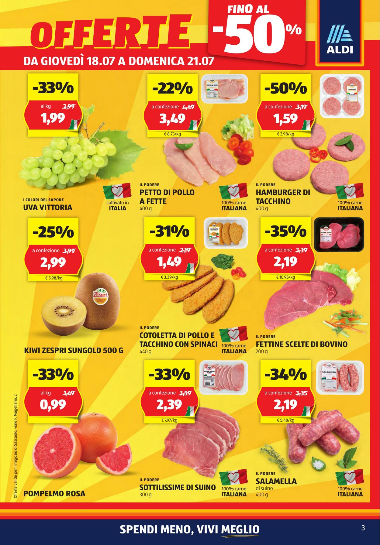 Volantino Aldi 18.07.2024 - 21.07.2024